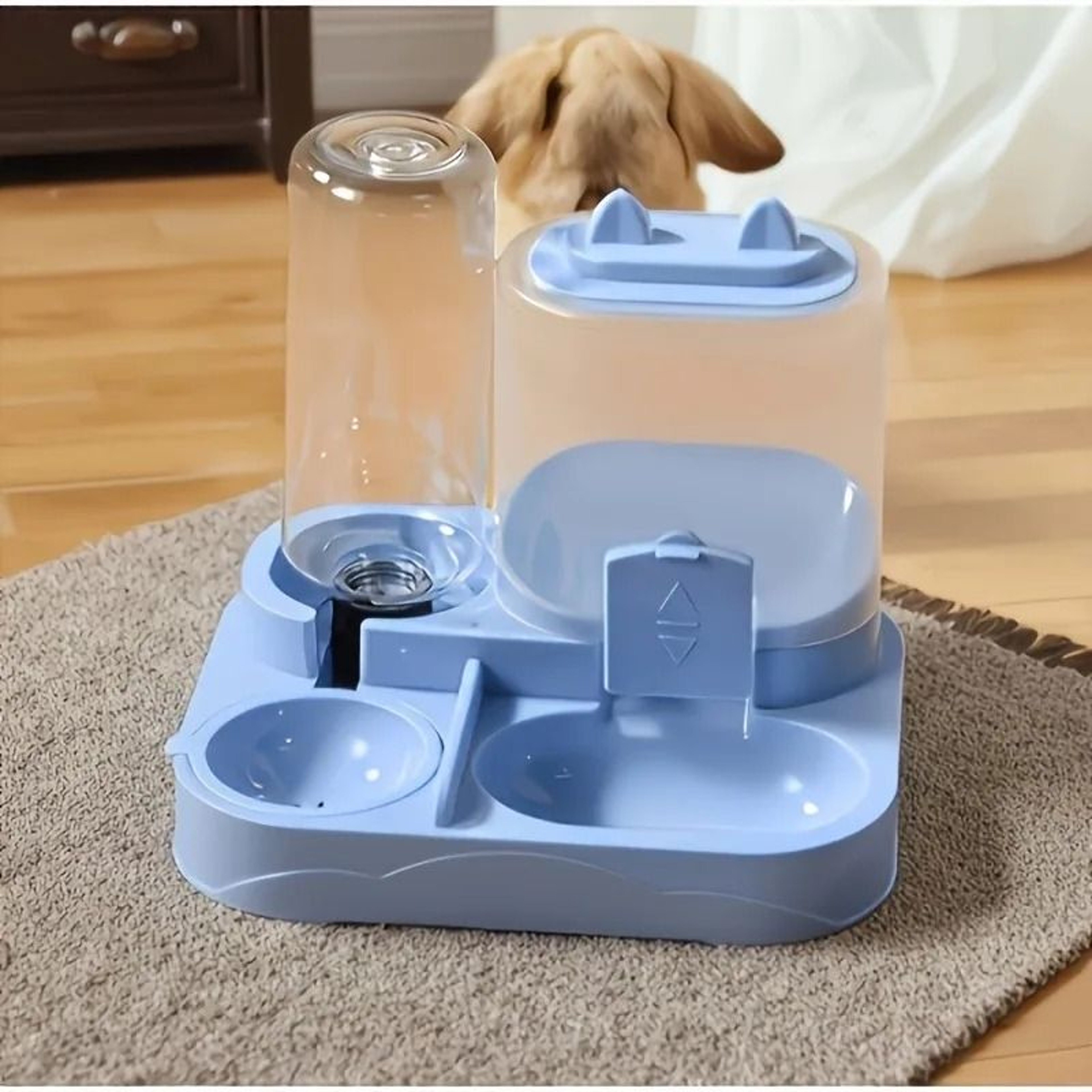 2in1 Large Capacity Automatic Pet Feeder  Water Dispenser 8