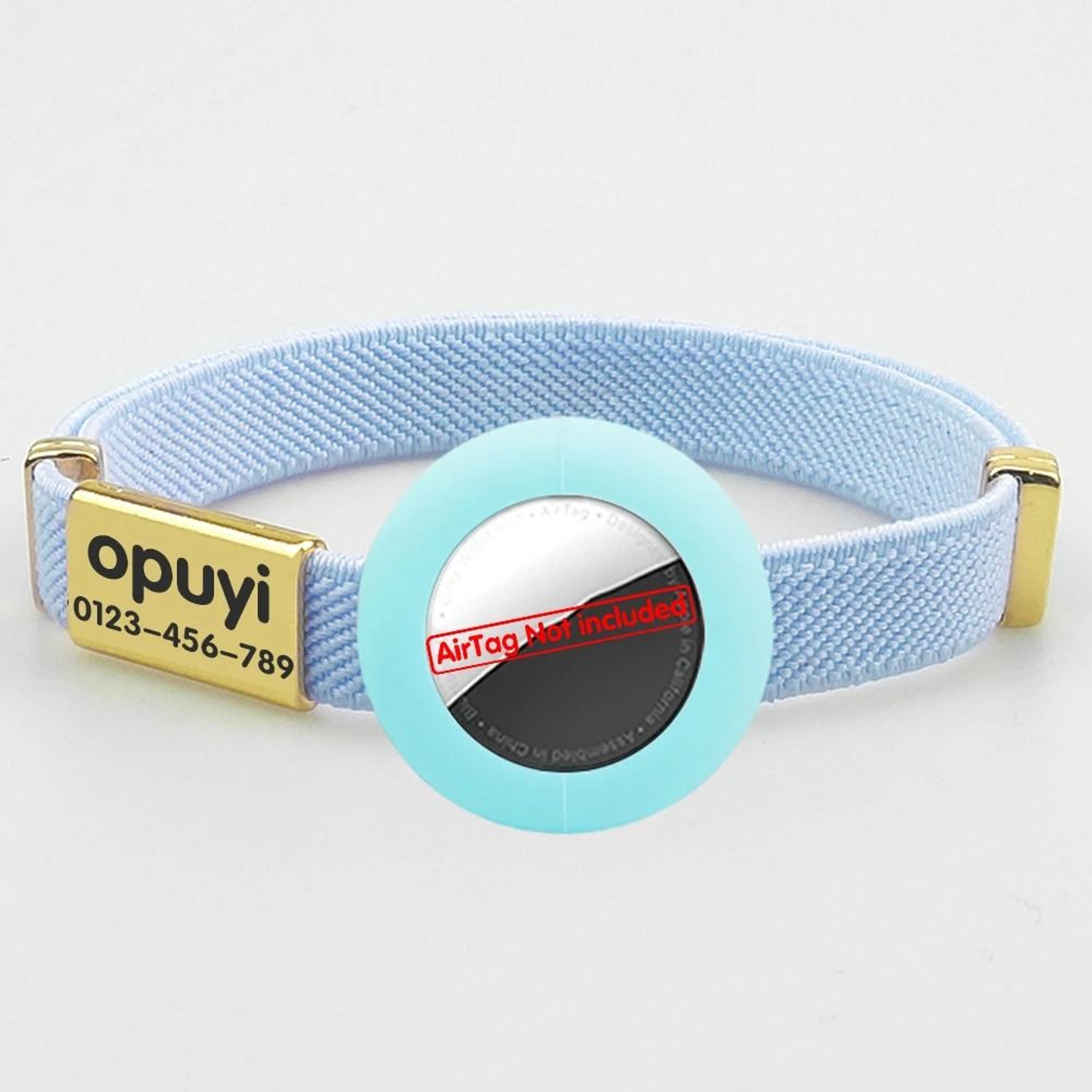 Personalized Breakaway AirTag Cat Collar With Name Tag  Adjustable GPS Holder 12