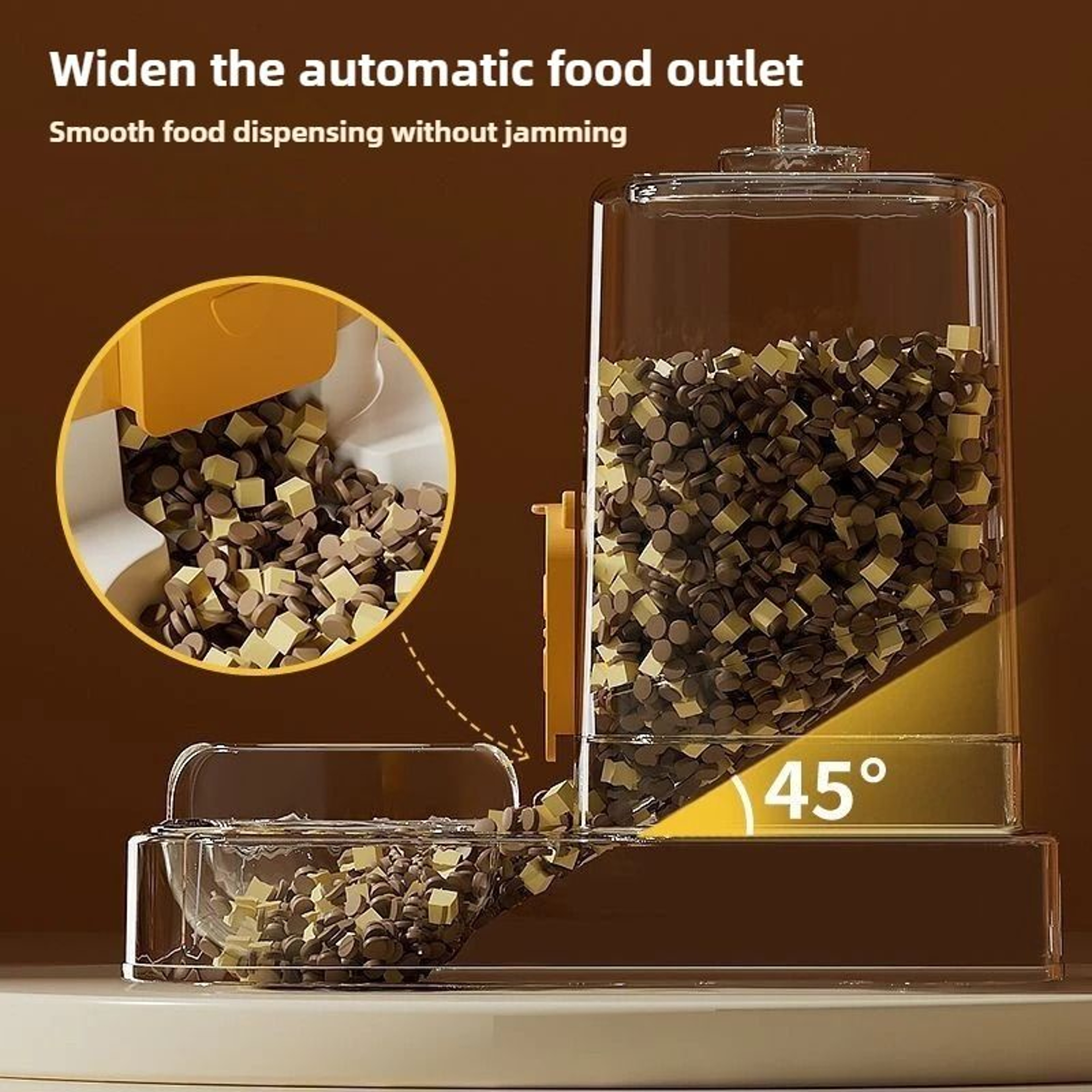 2in1 Automatic Gravity Pet Feeder  Water Dispenser For Cats  Dogs 5
