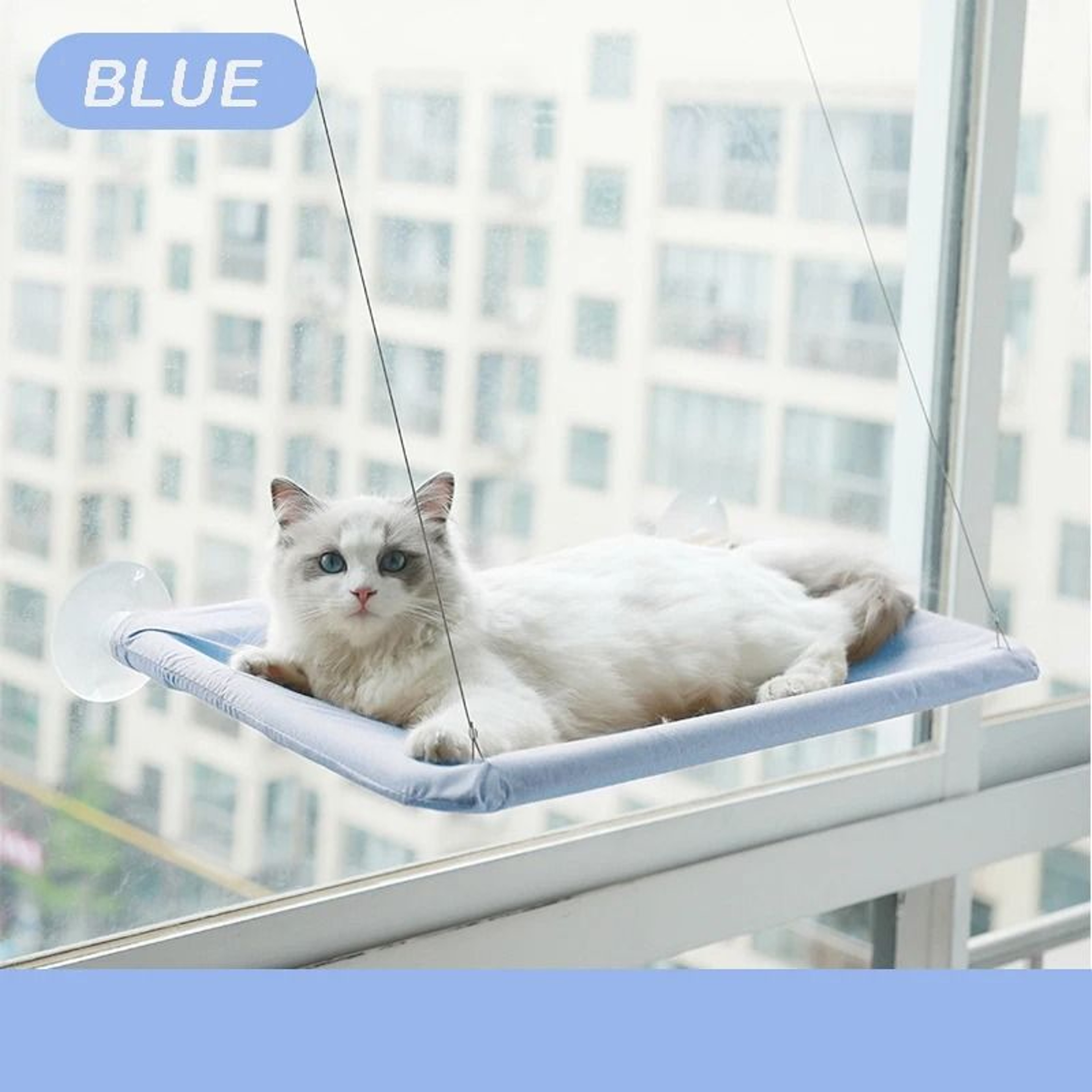 Washable Cat Window Hammock Suction Cup Hanging Bed For Indoor Cats 7