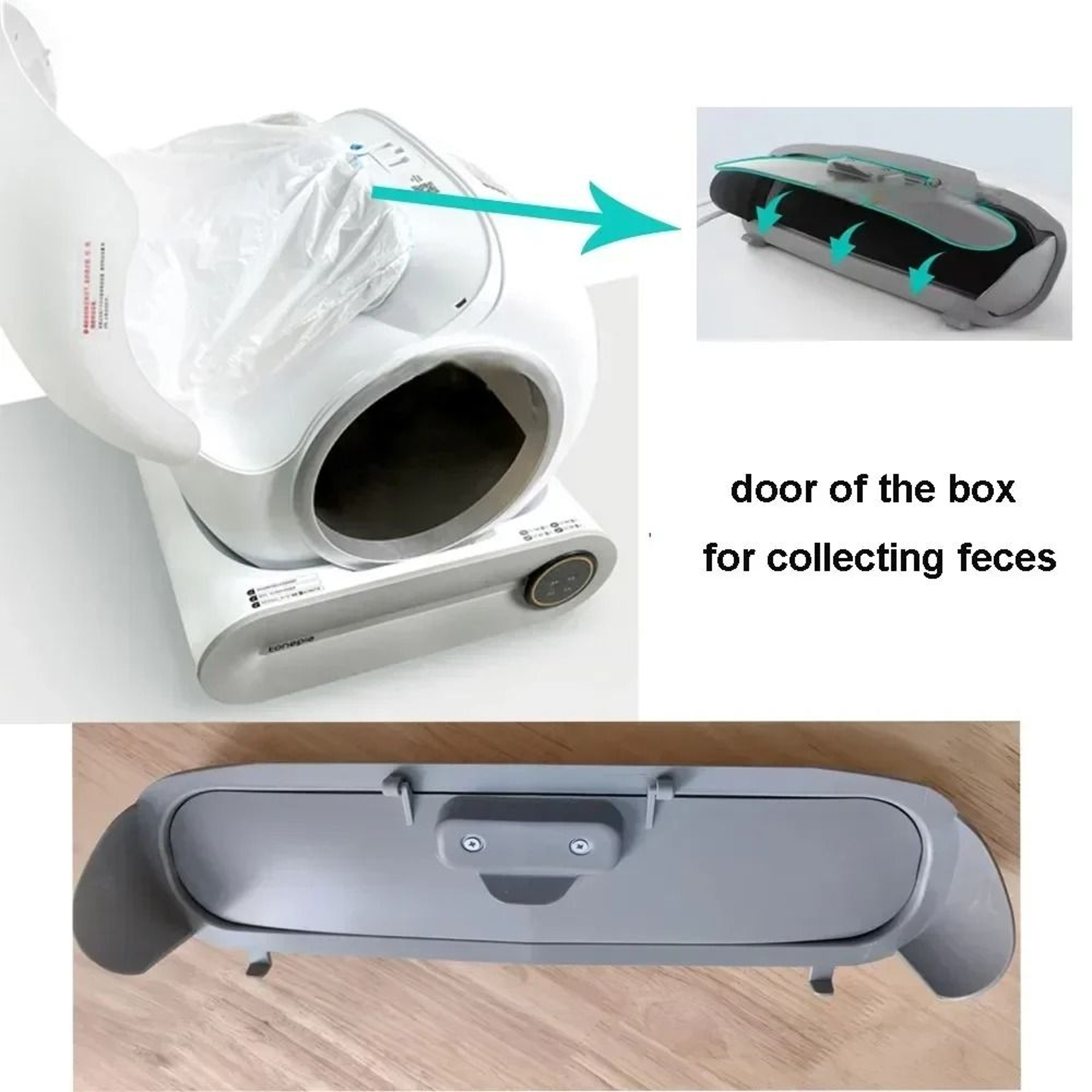 Automatic Self Cleaning Cat Litter Box Waste Bags For TONEPIE Cat Toilet 12