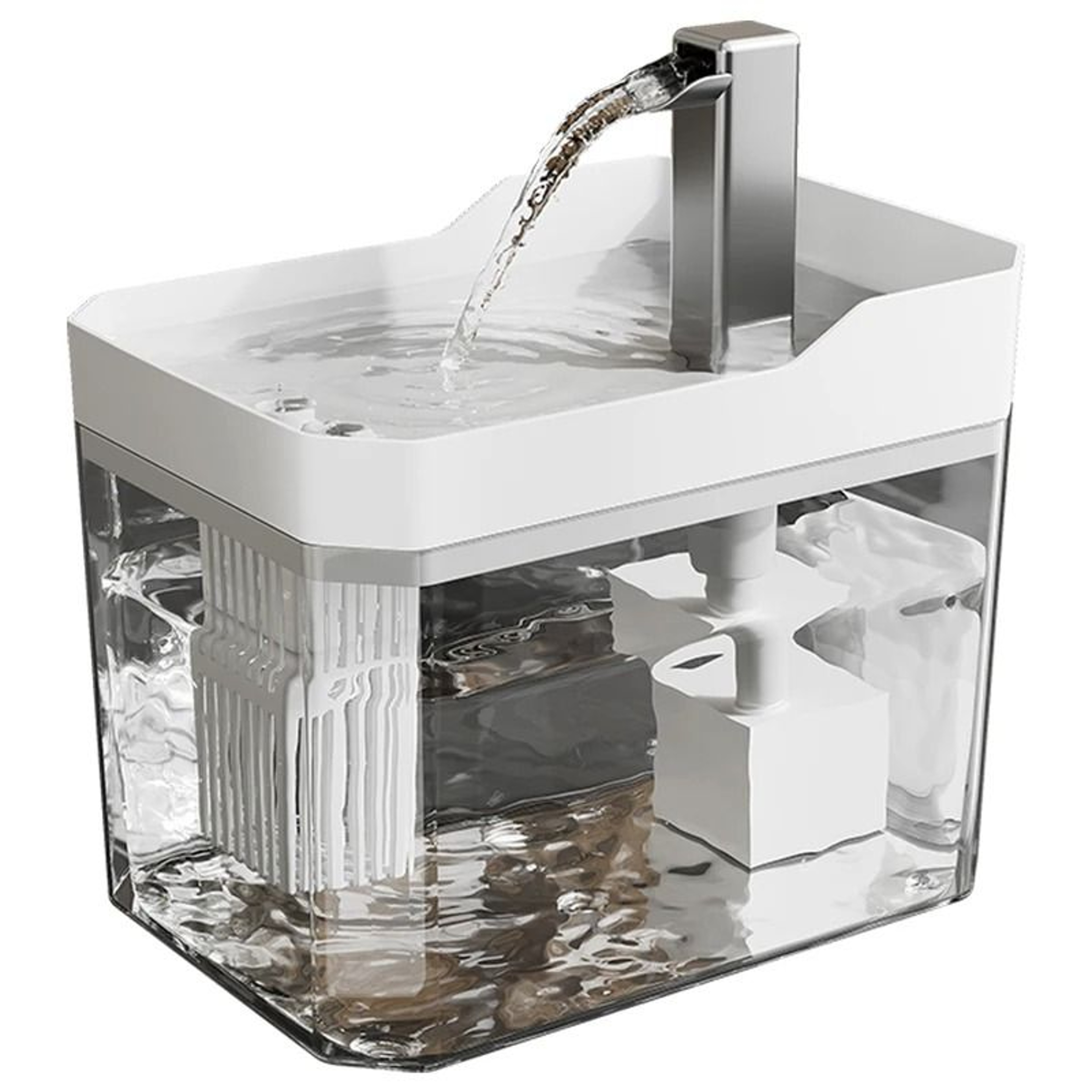 Automatic Cat Water Fountain With USB Circulating Filter System 7