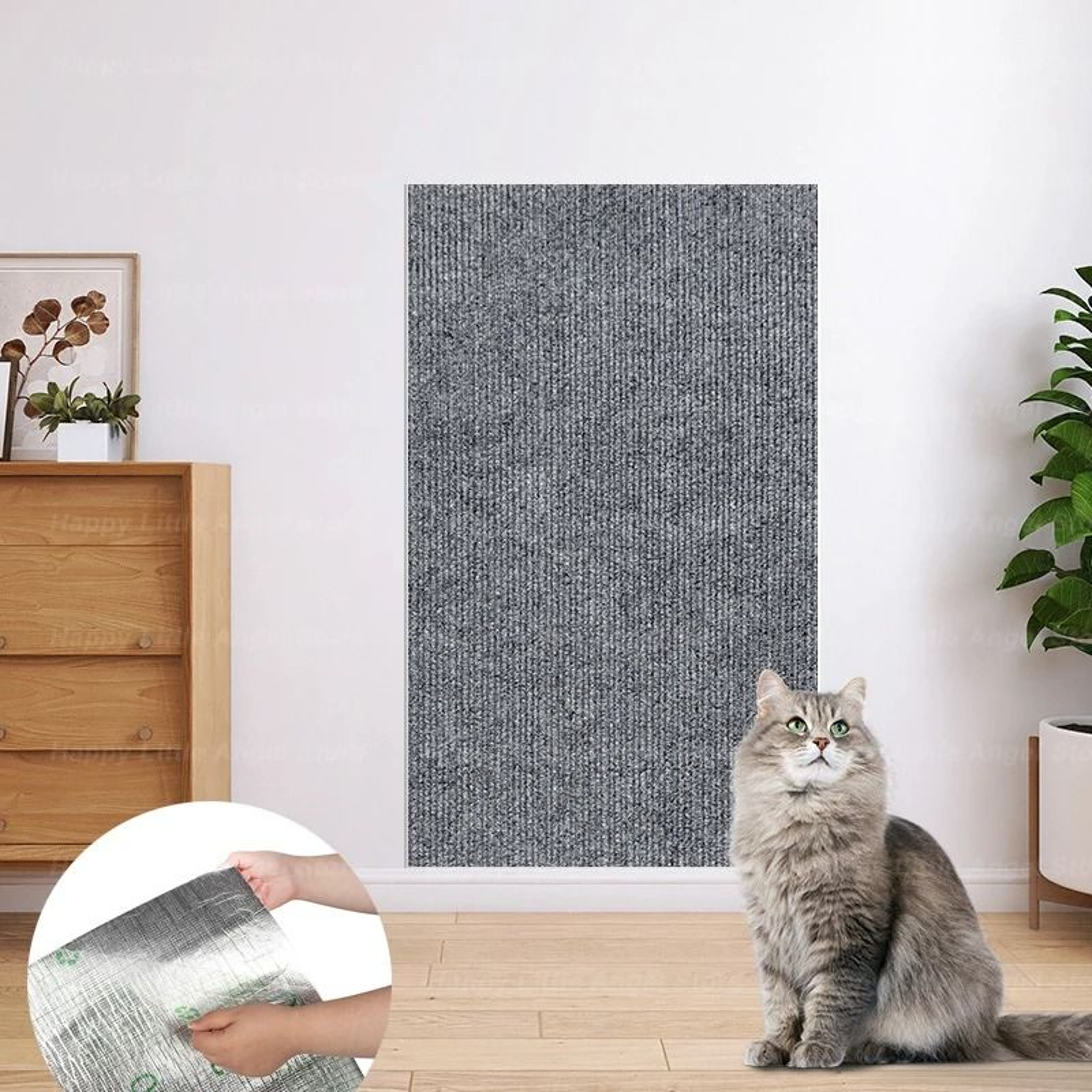 Self Adhesive Cat Scratch Protector Mat For Sofa Walls  Furniture 7