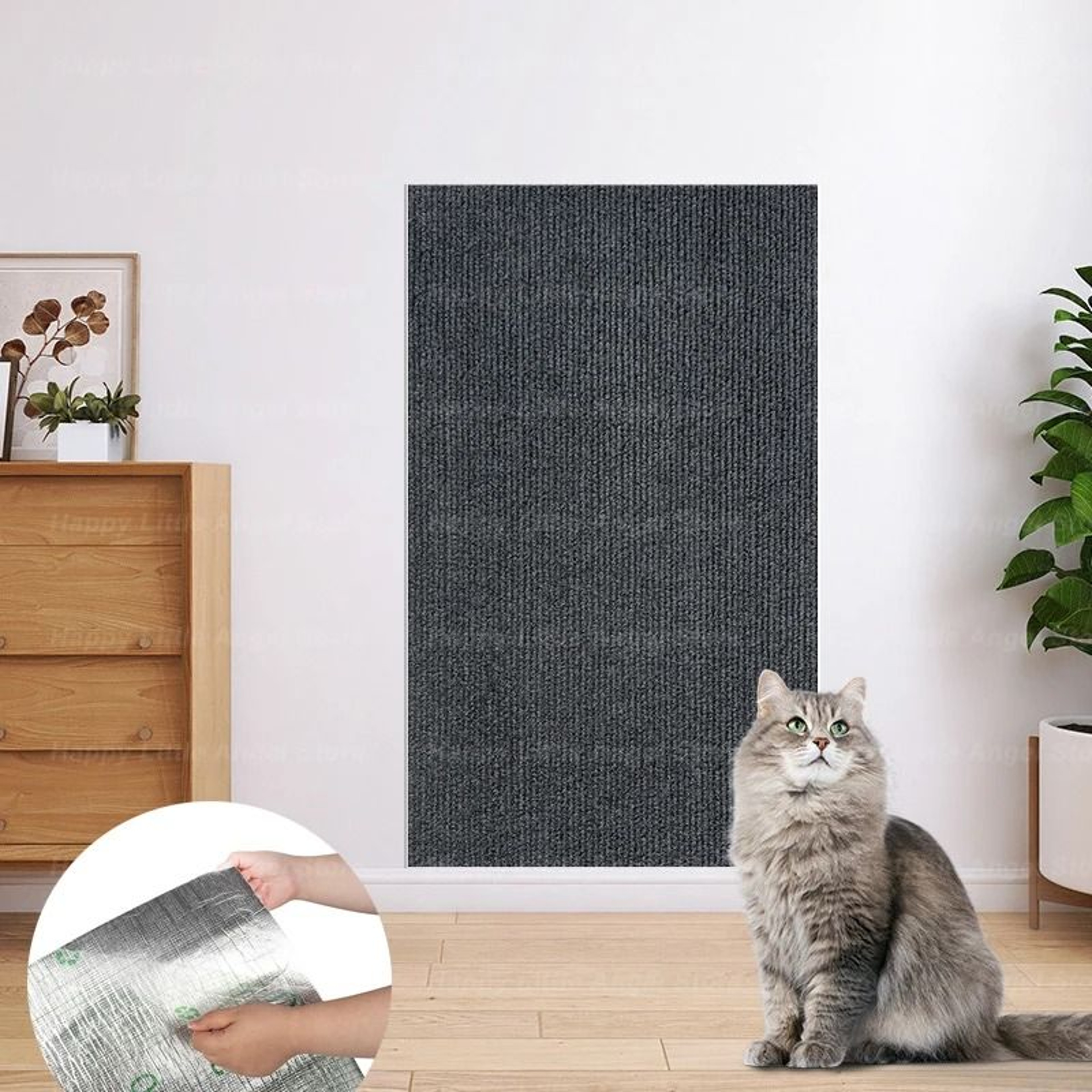 Self Adhesive Cat Scratch Protector Mat For Sofa Walls  Furniture 8