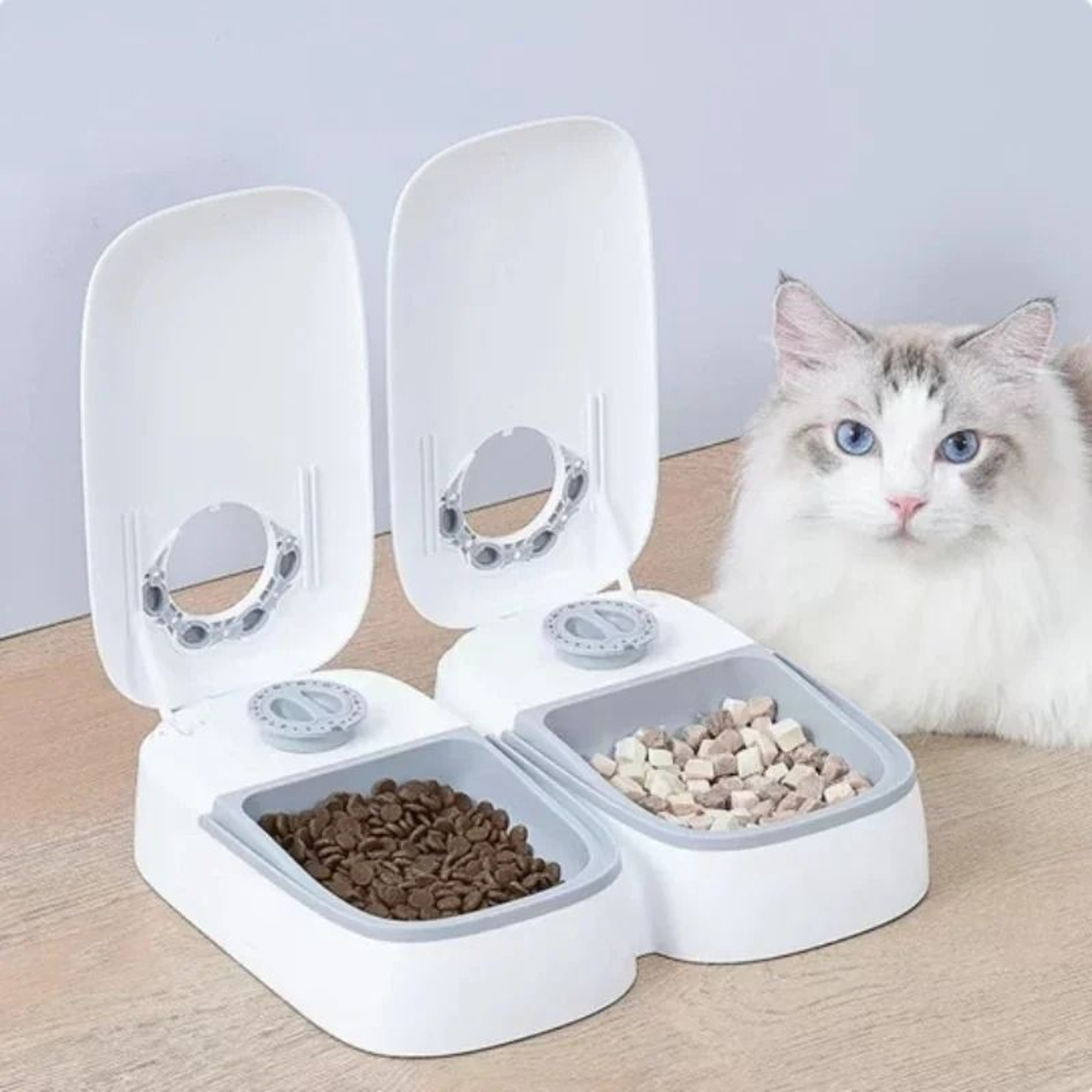 Automatic Pet Feeder  Water Dispenser With Timer For Cats  Dogs 2