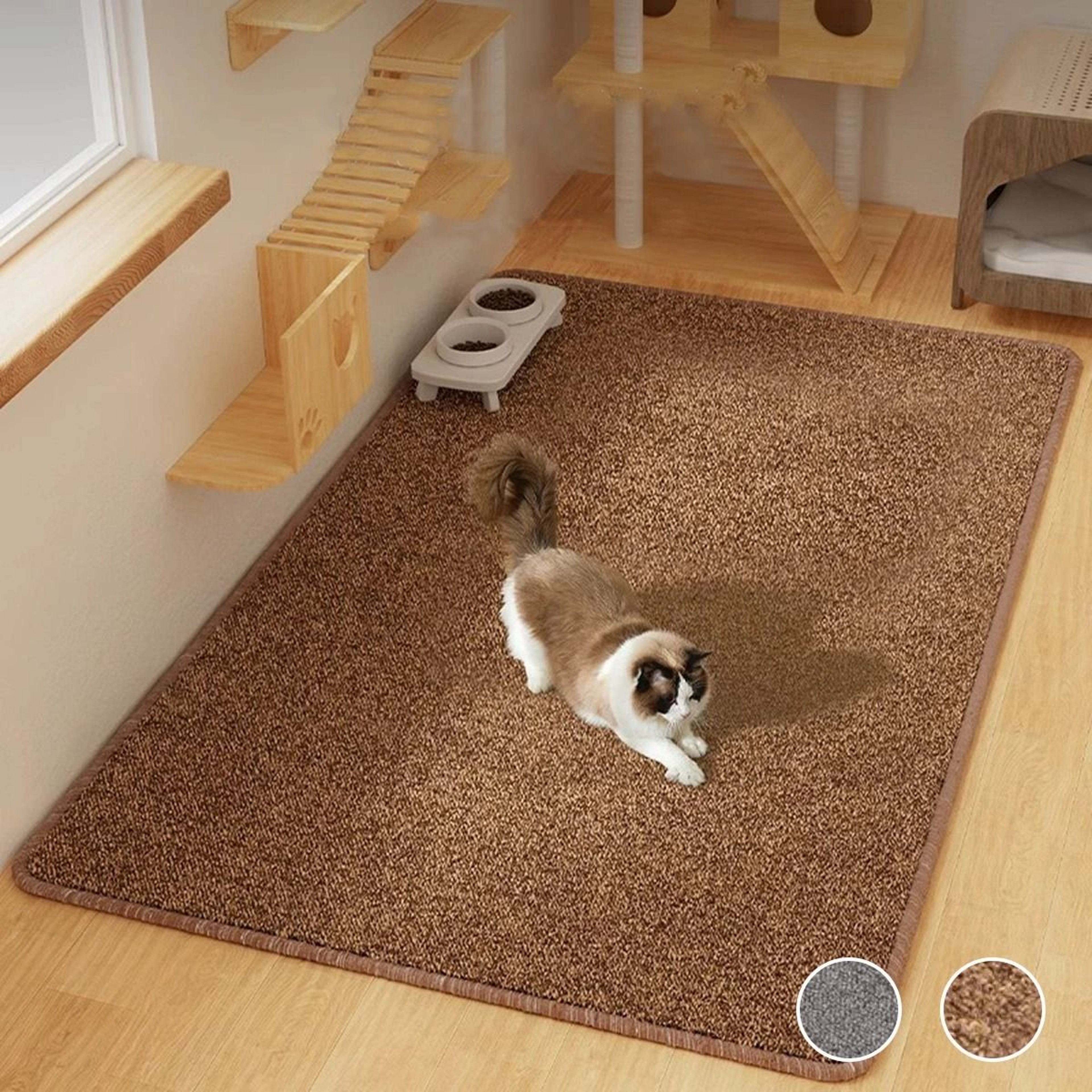 Large Cat Scratching Mat Carpet Sofa Protector  Non Slip Anti Scratch Furniture Pad 0