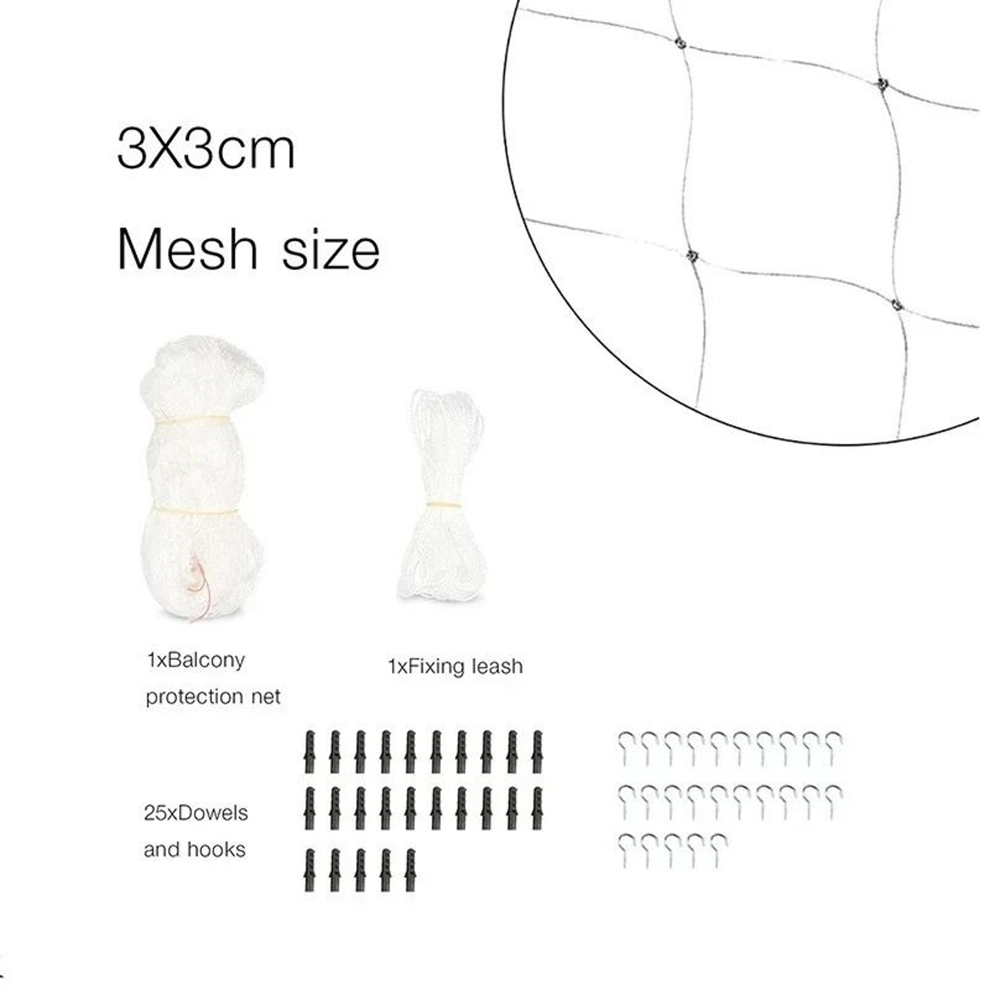 Pet Safety Window  Balcony Protection Net  Reinforced Cat Safety Mesh For Indoor  Outdoor Use 5