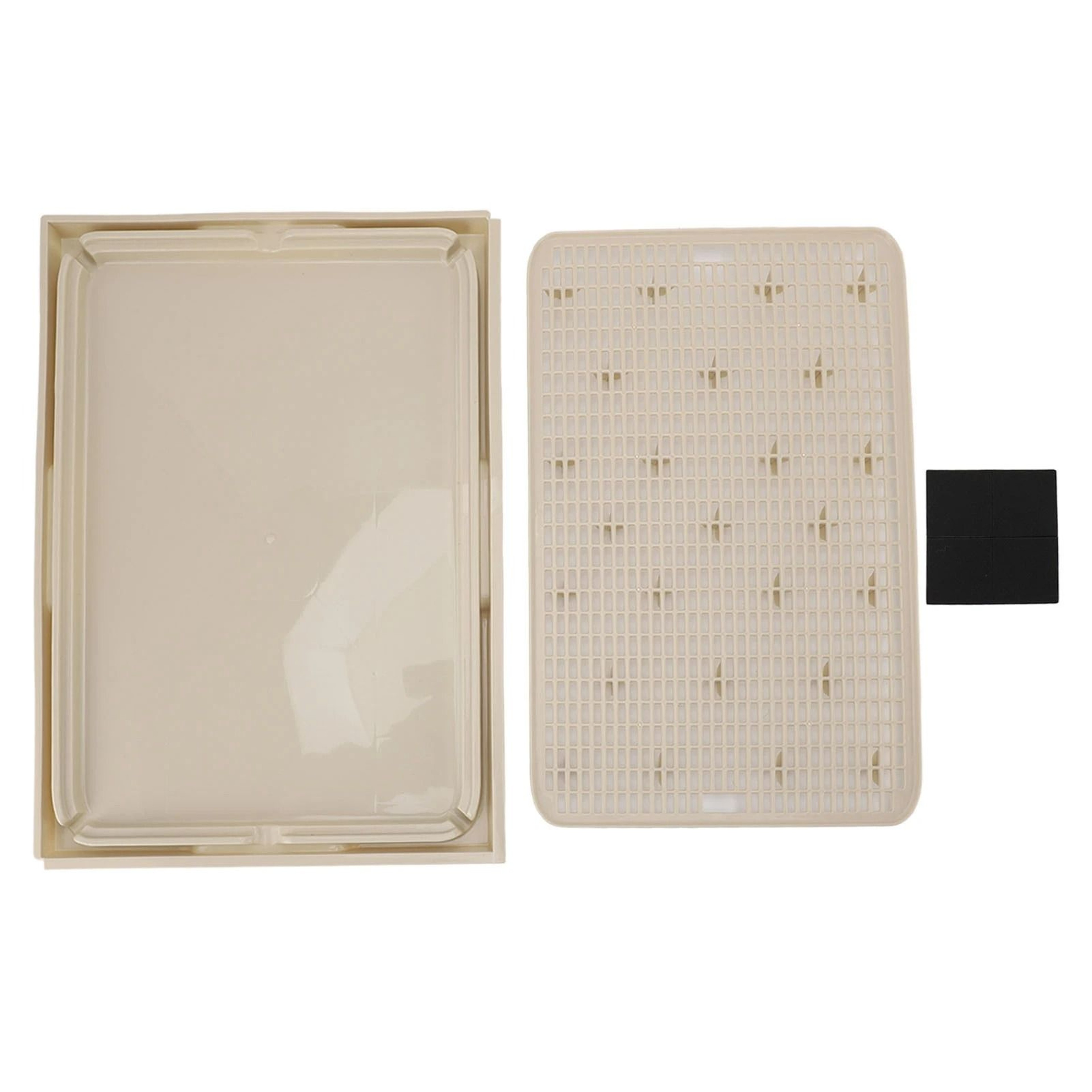 Large Double Layer Cat Litter Box Mat  Washable Anti Slip Litter Catcher For Clean Floors 8