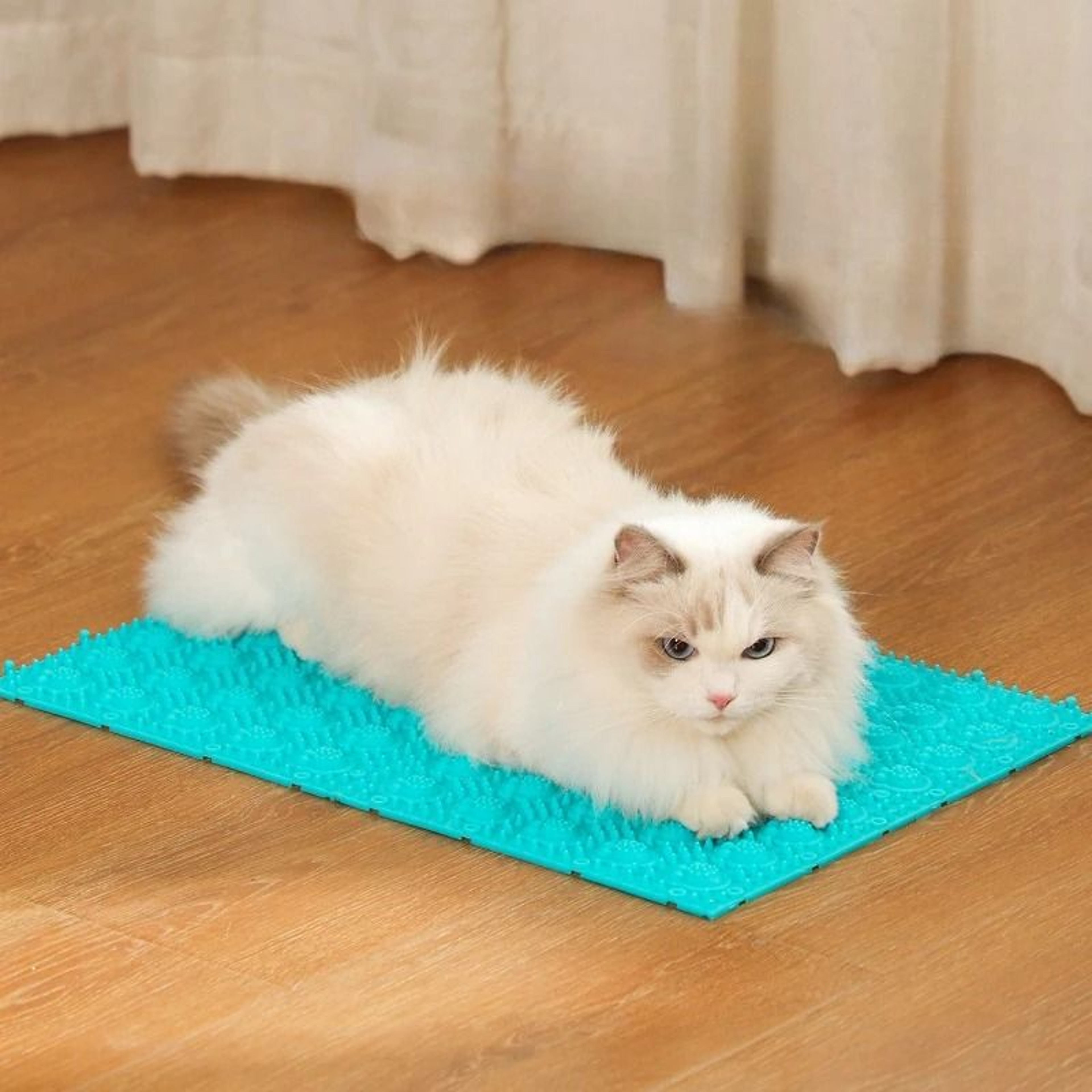 SelfCleaning Cat Grooming Massage Comb For Hair Removal  Gentle Fur Care 4