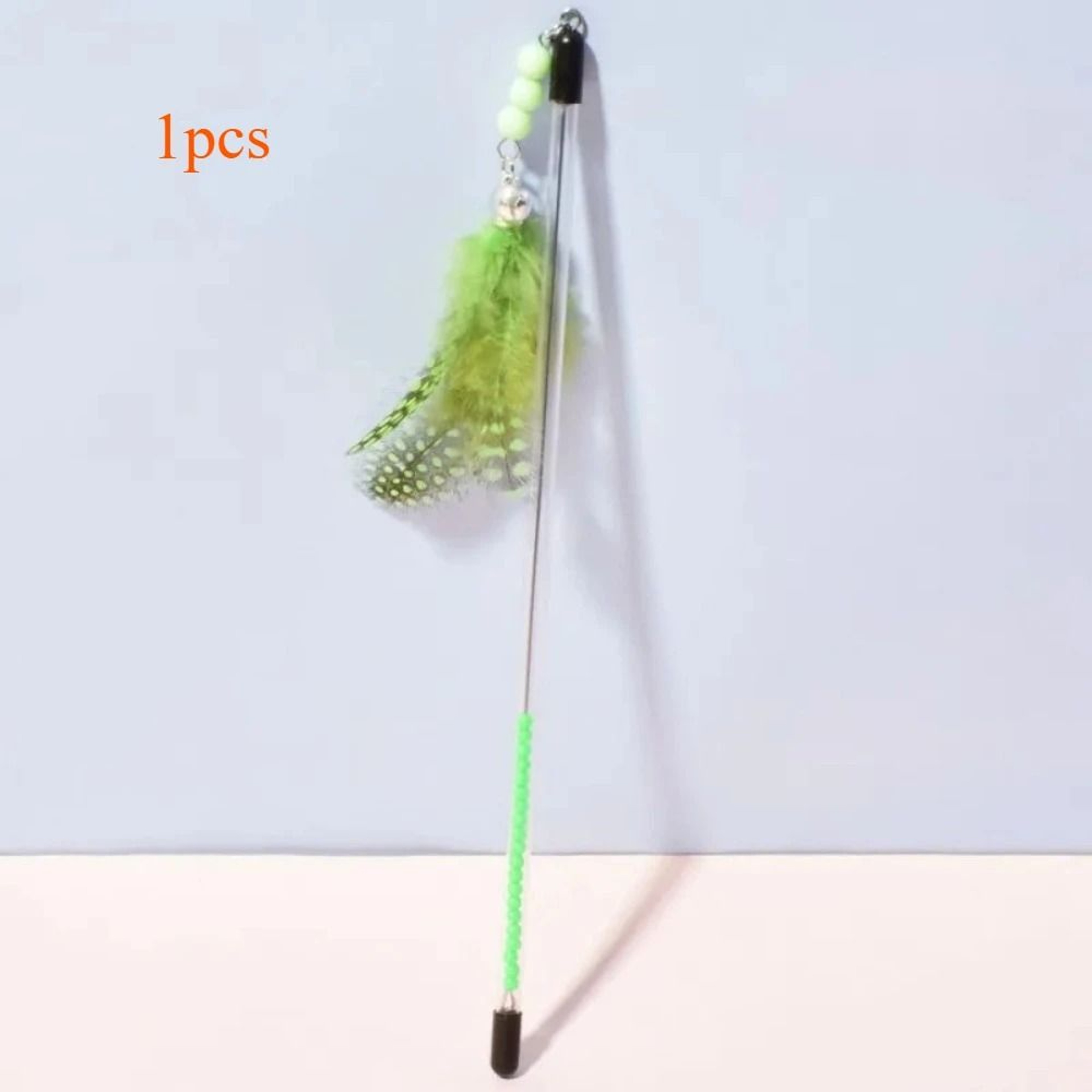 3Piece Retractable Feather Wand Cat Toy Set For Interactive Play And Exercise 8