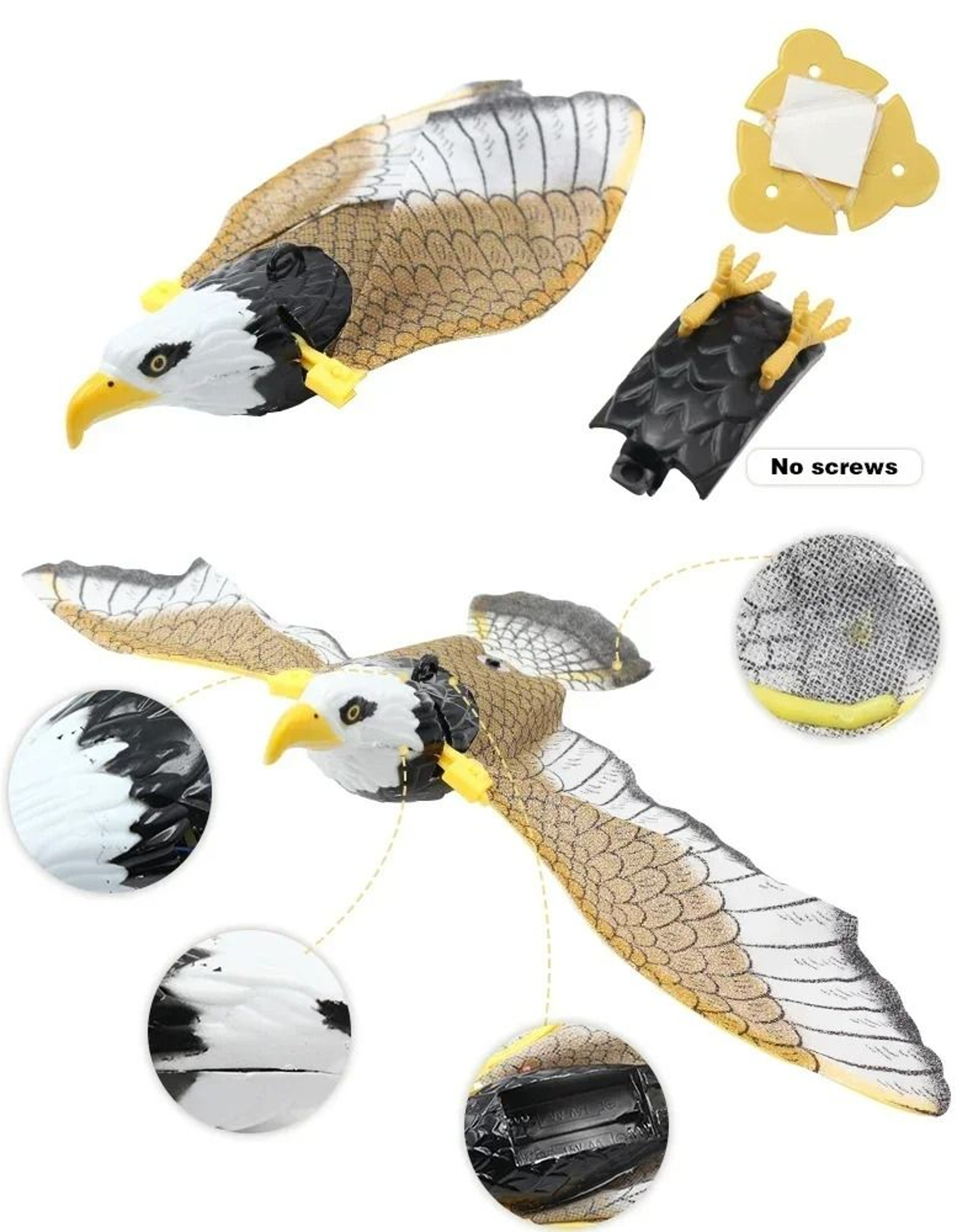 Interactive Electric Flying Bird Cat Toy With Realistic Flapping Motion 1