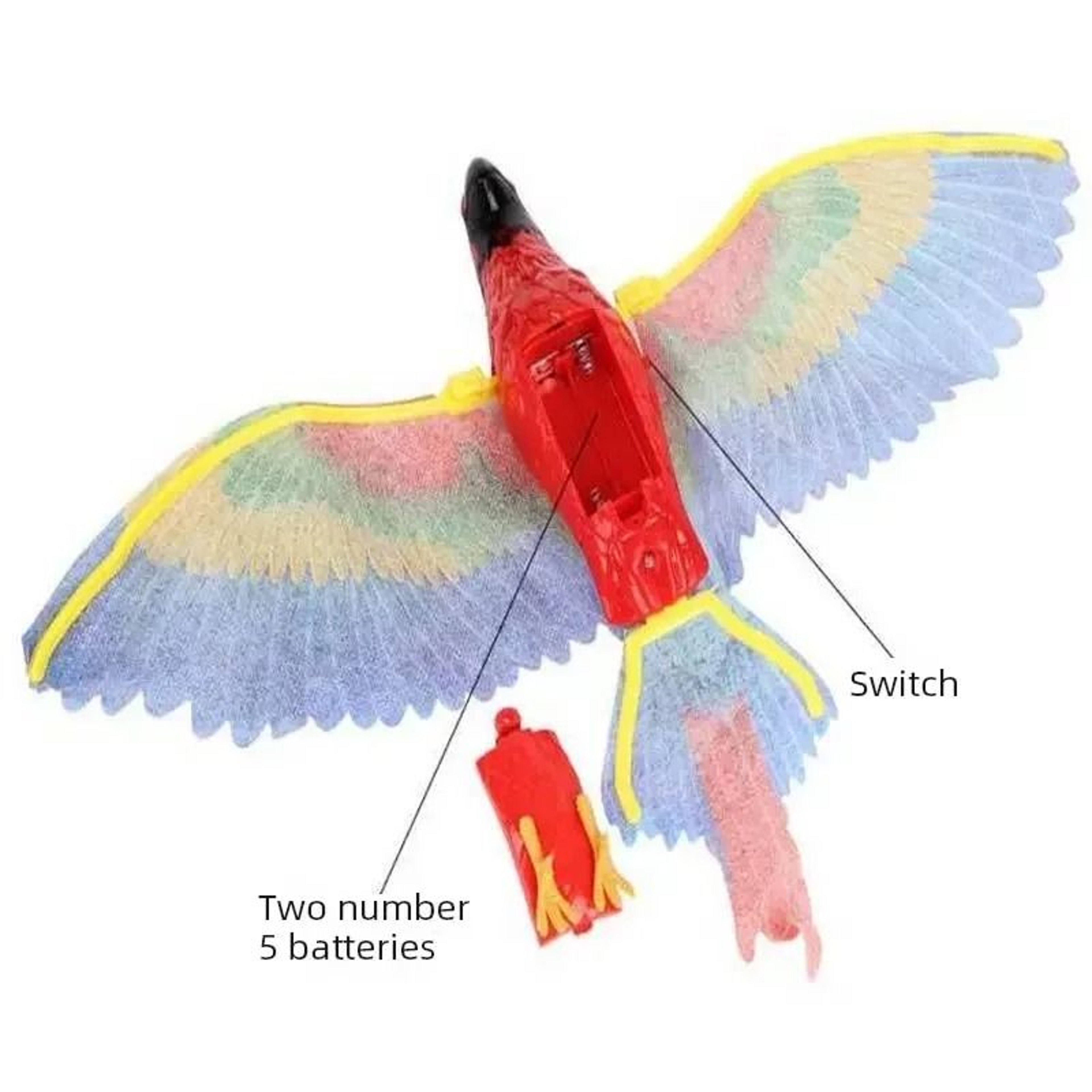 Interactive Electric Flying Bird Cat Toy With Realistic Flapping Motion 5