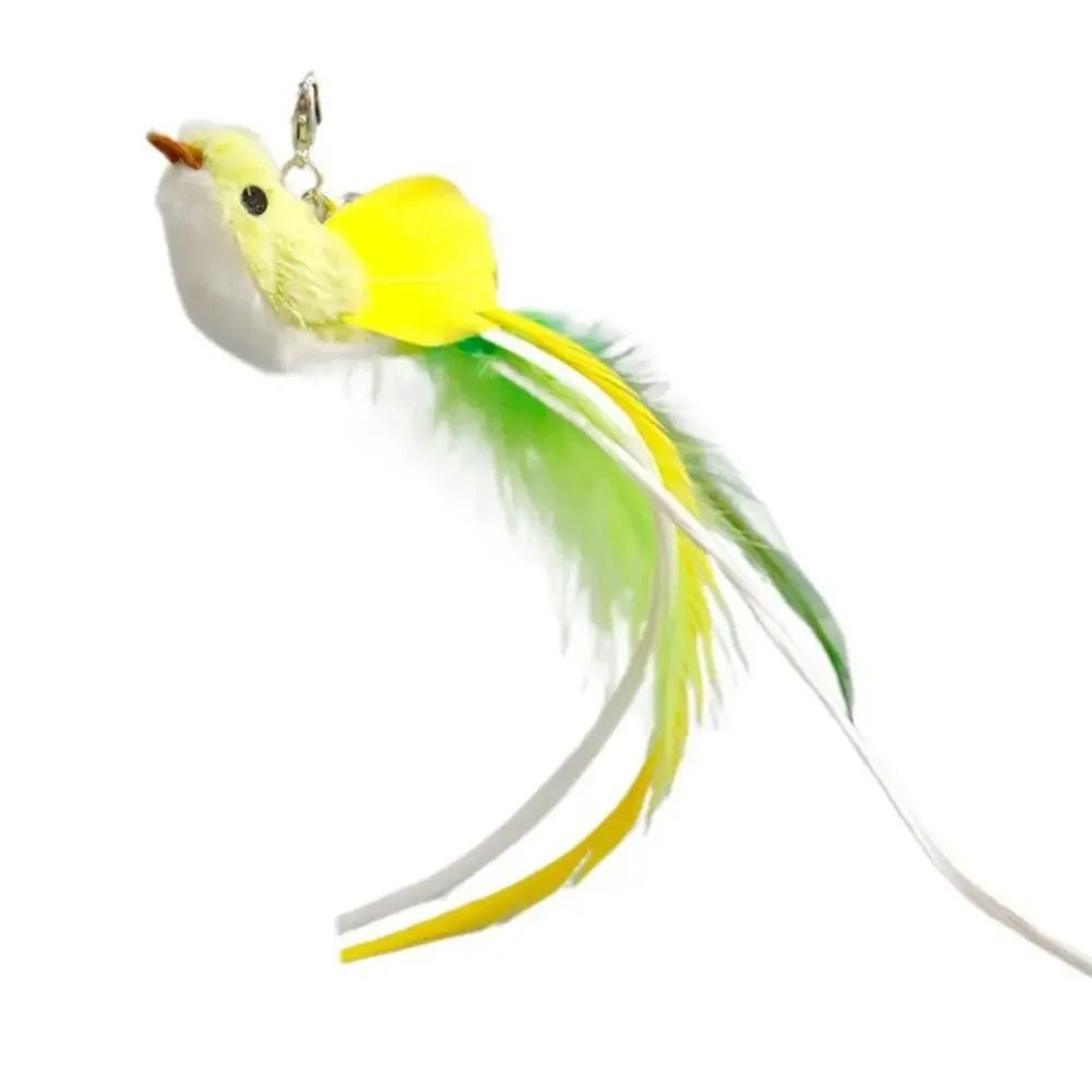 Simulation Feather Cat Teaser Wand Replacement Head 8