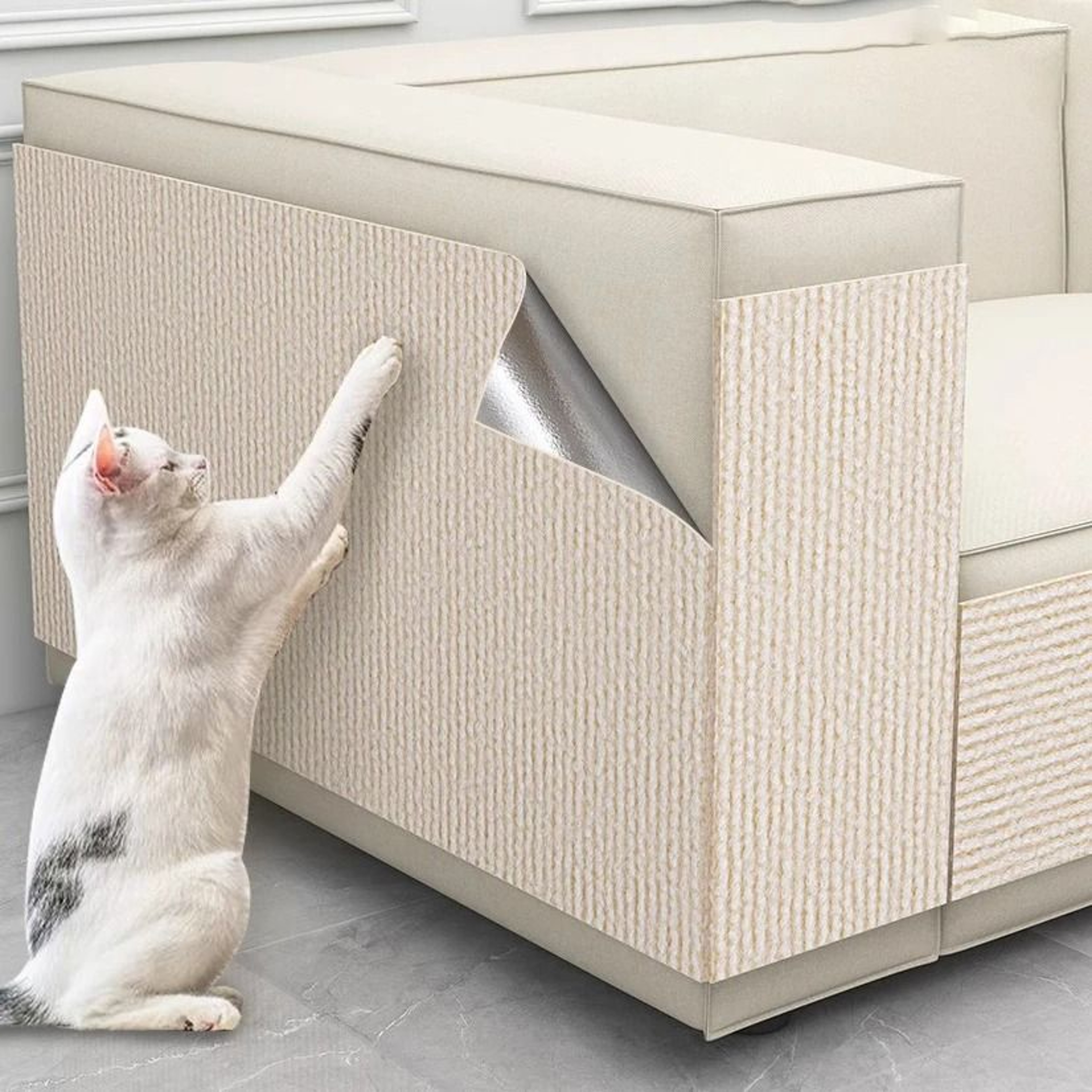 SelfAdhesive Cat Climbing Wall Mat  Scratch Protection Cover For Furniture Sofas And Walls 3