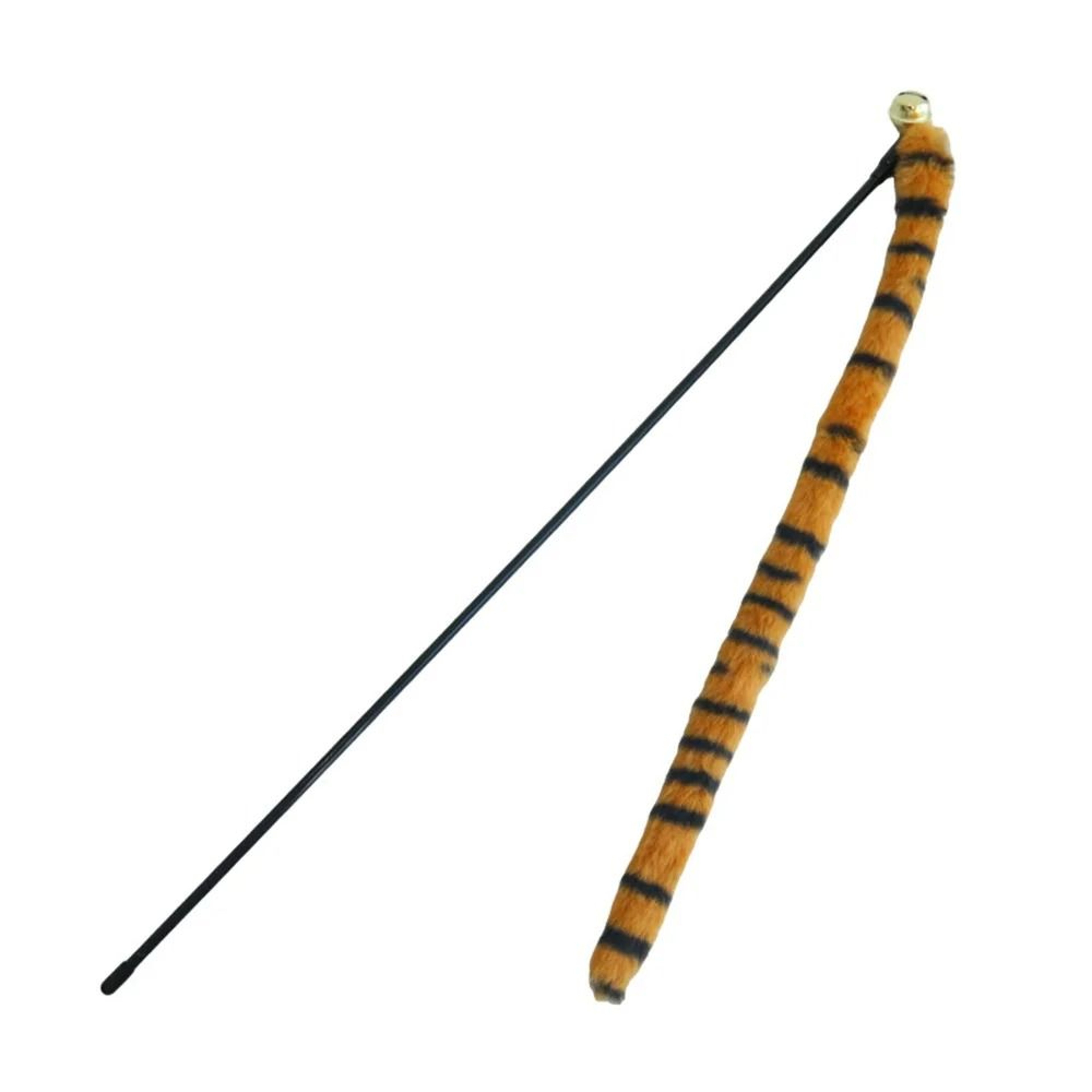 Worm Tail Cat Teaser Wand With Bell Interactive Plush Toy For Kittens  Cats 3