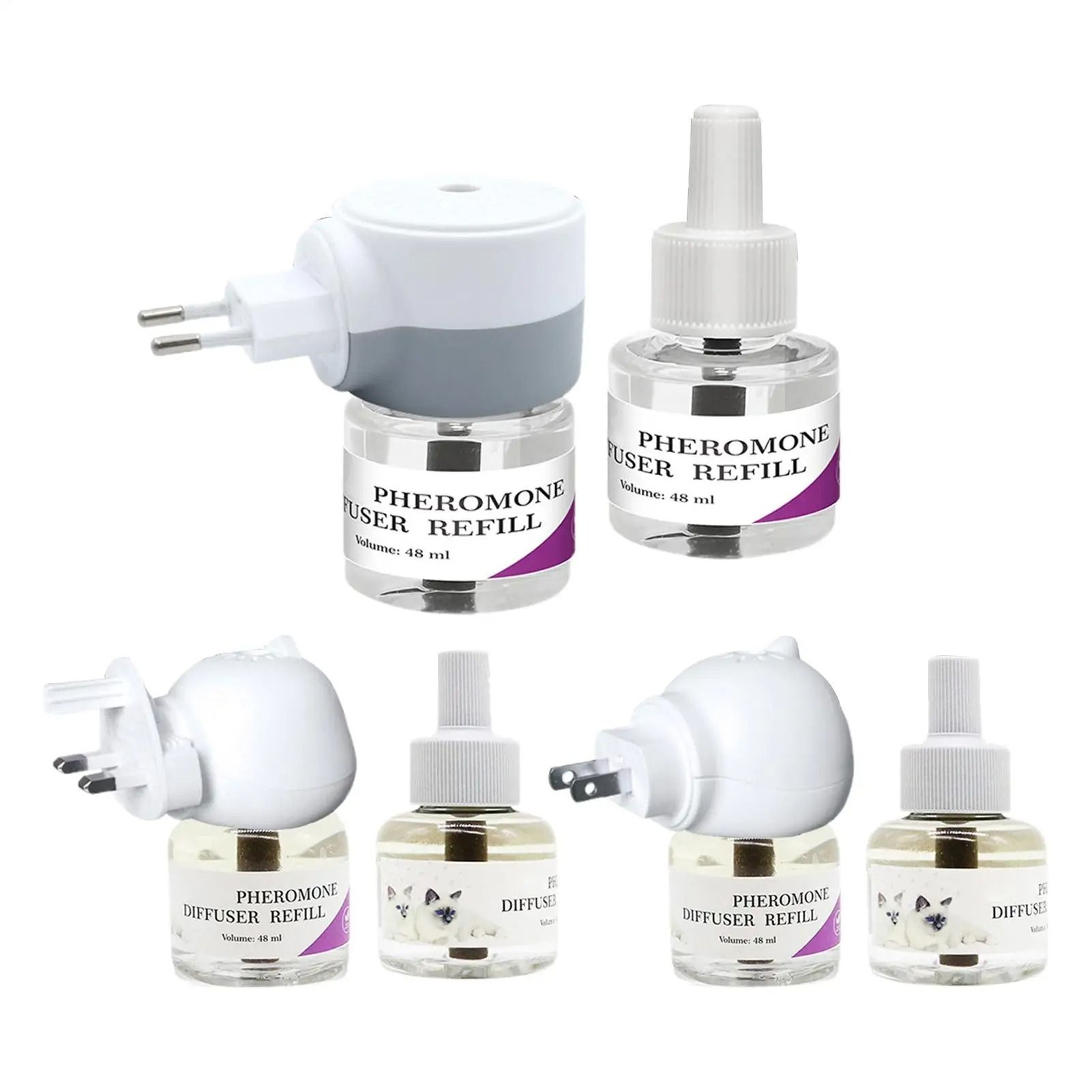 CalmComfort Cat Pheromone Diffuser  LongLasting Stress Relief PlugIn For Cats  Kittens 2