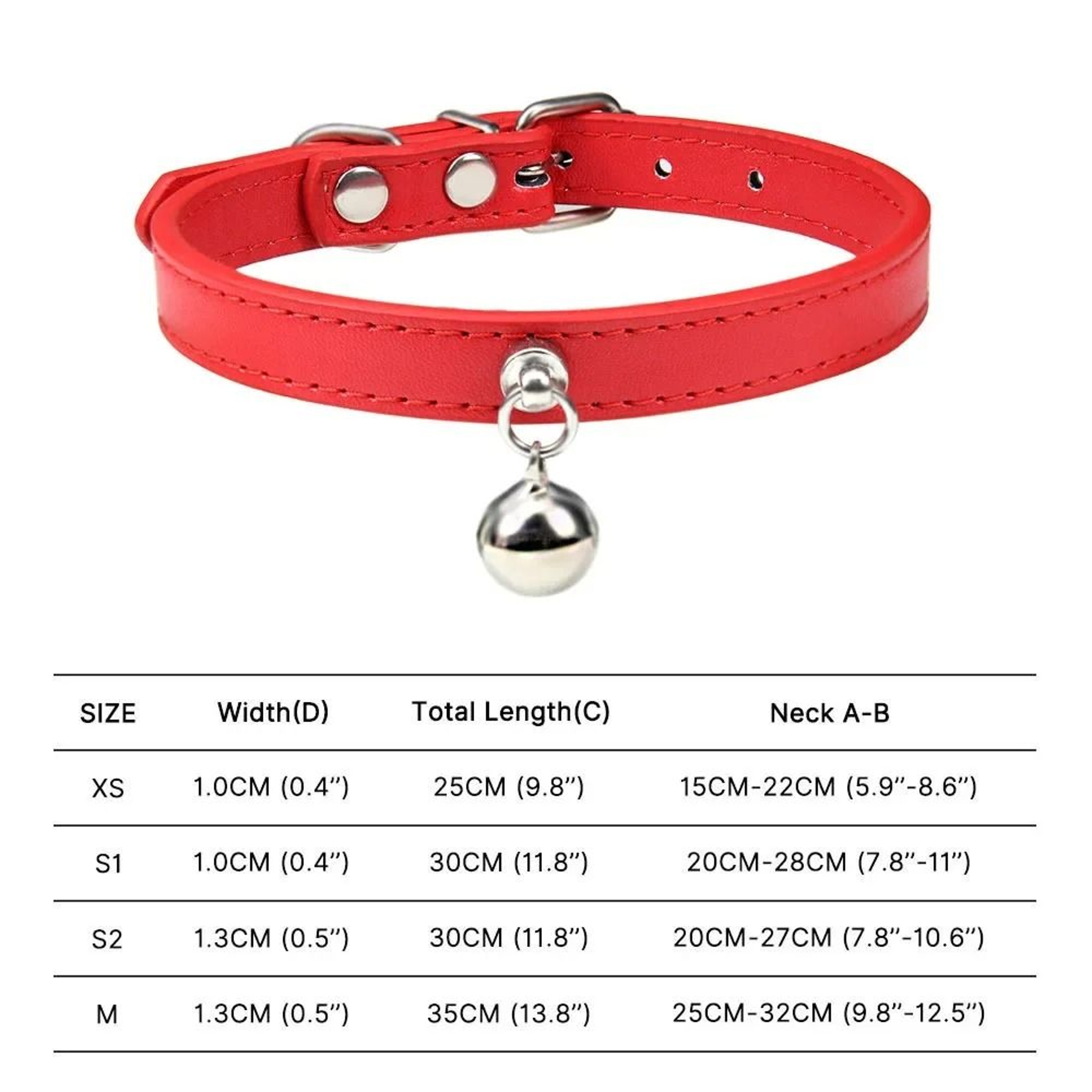 RainbowPaws Adjustable Safety Cat Collar With Bell For Kittens  Small Pets 8
