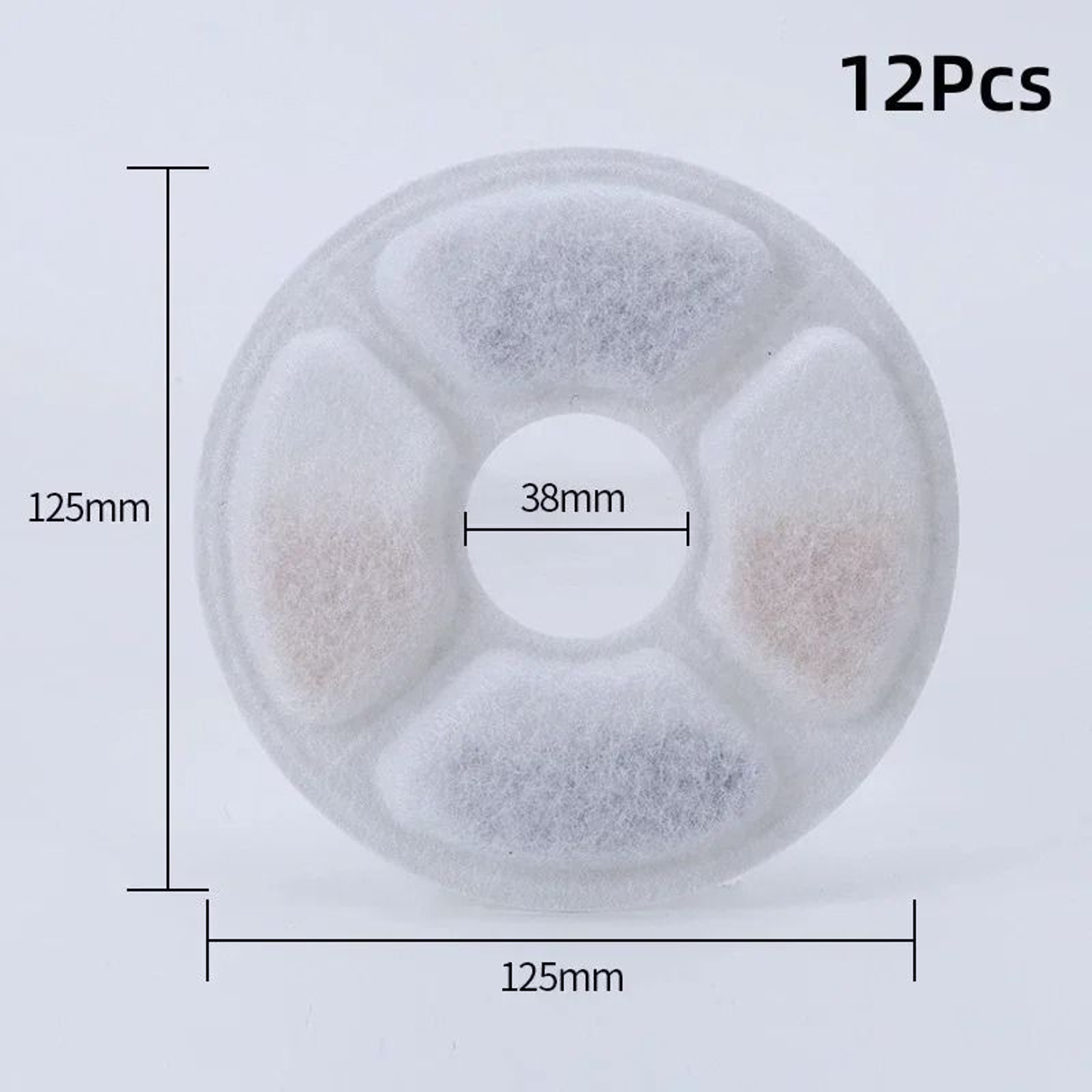 612 Pack Flower Fountain Replacement Filters For Cat  Dog Water Fountains 8