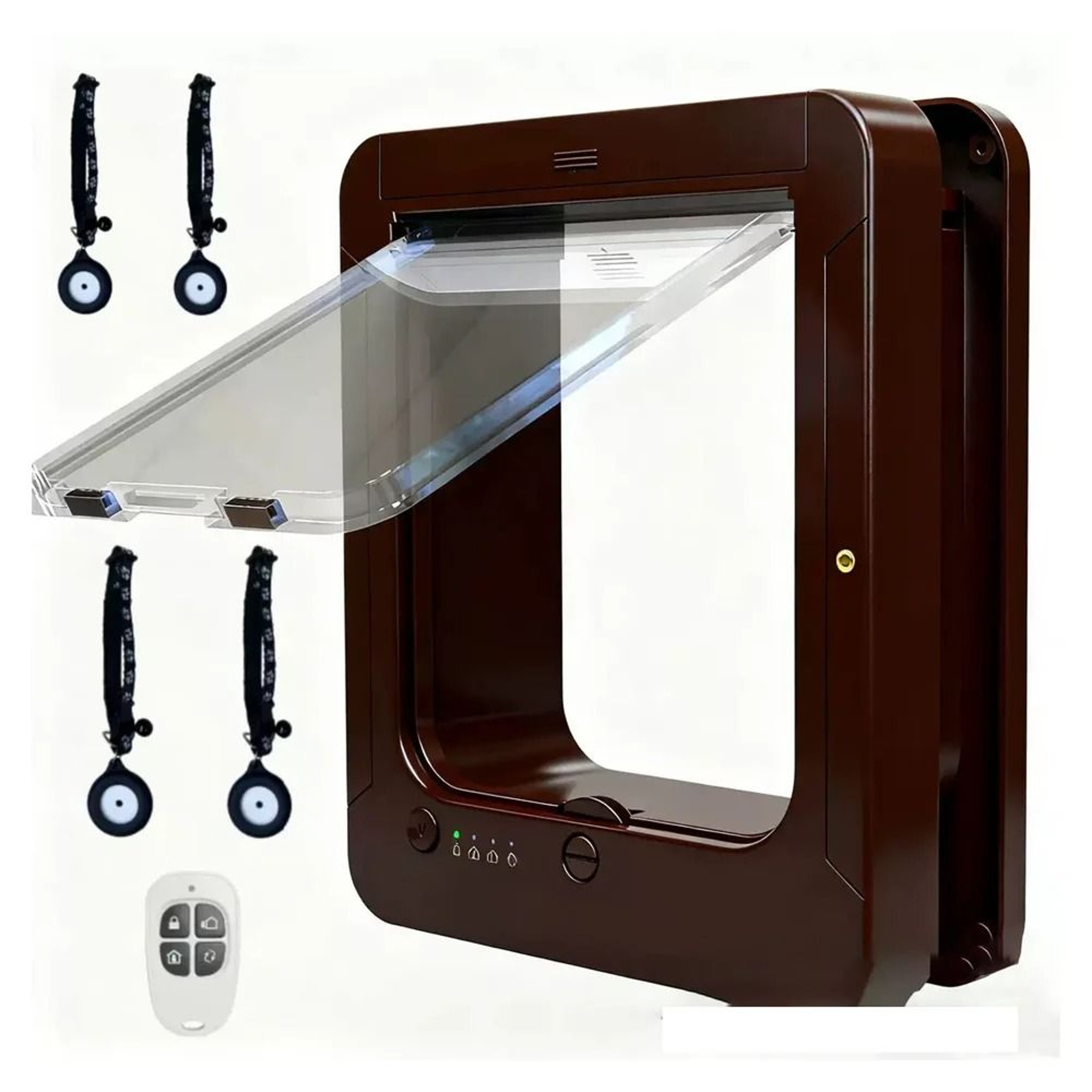 Smart Microchip Pet Door With Direction Control  Automatic Sensor Access 11
