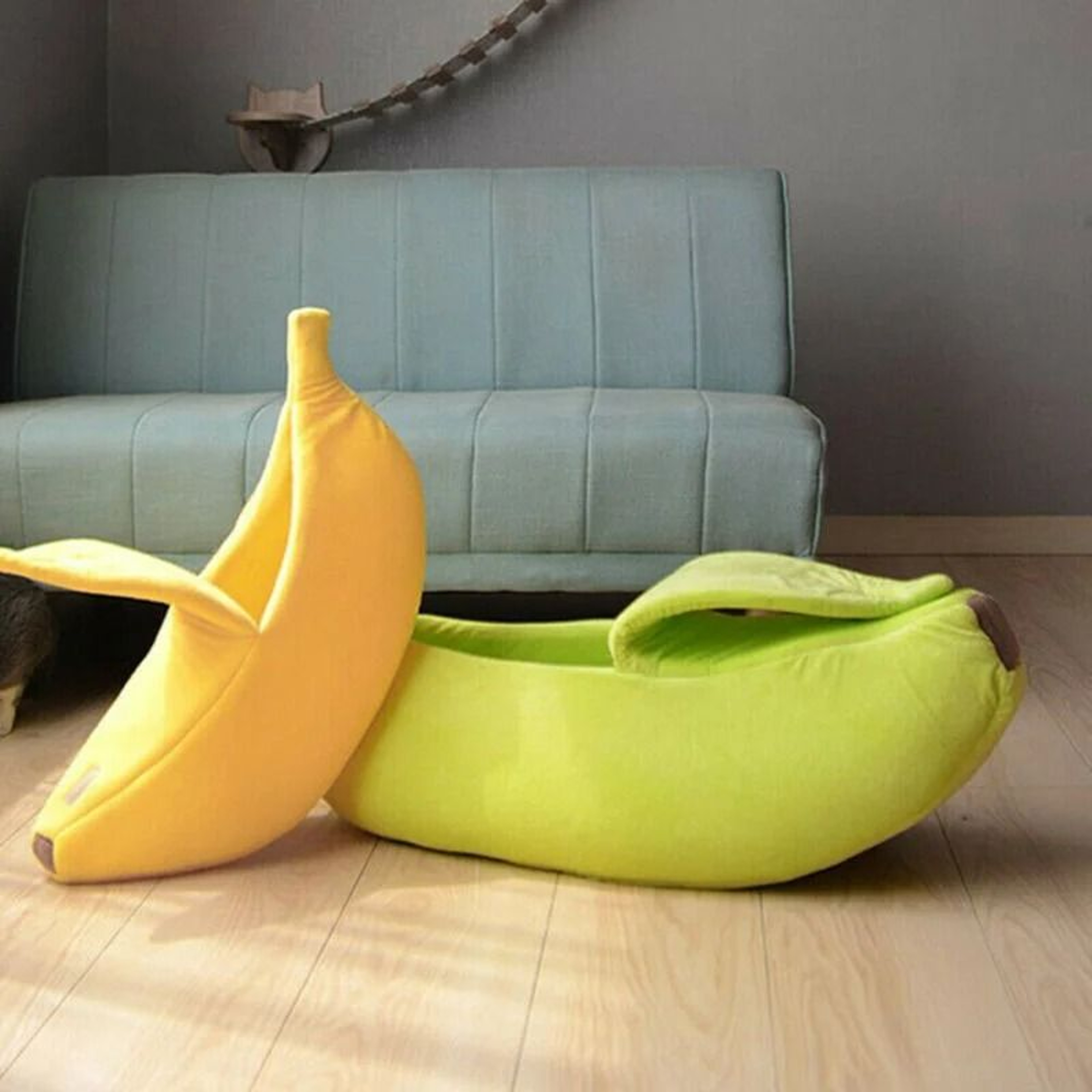 Cozy Banana Cat Bed House For Cats Kittens And Small Pets 5