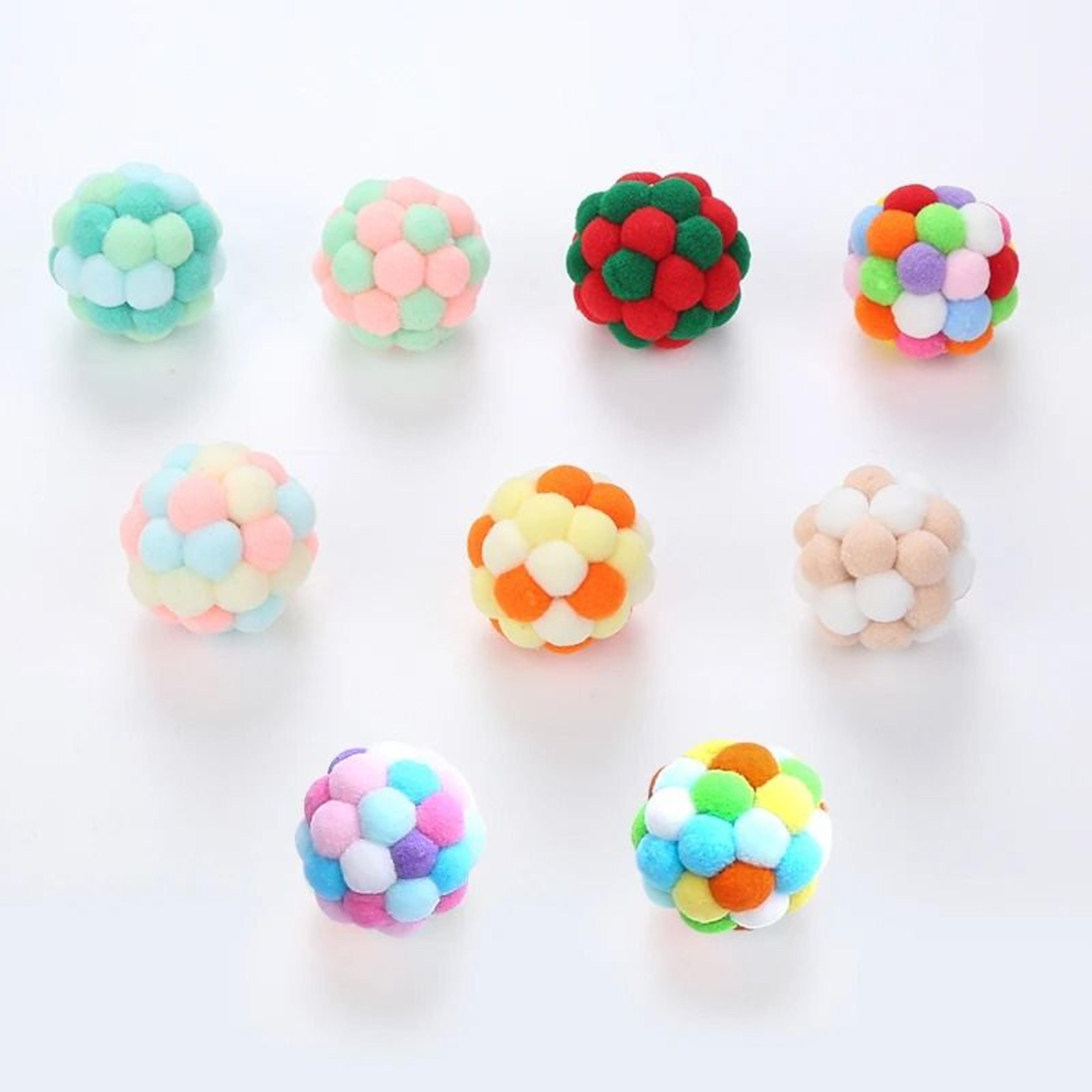 JingleBounce Handmade Bell Ball Cat Toy For Interactive Chasing  Play 3
