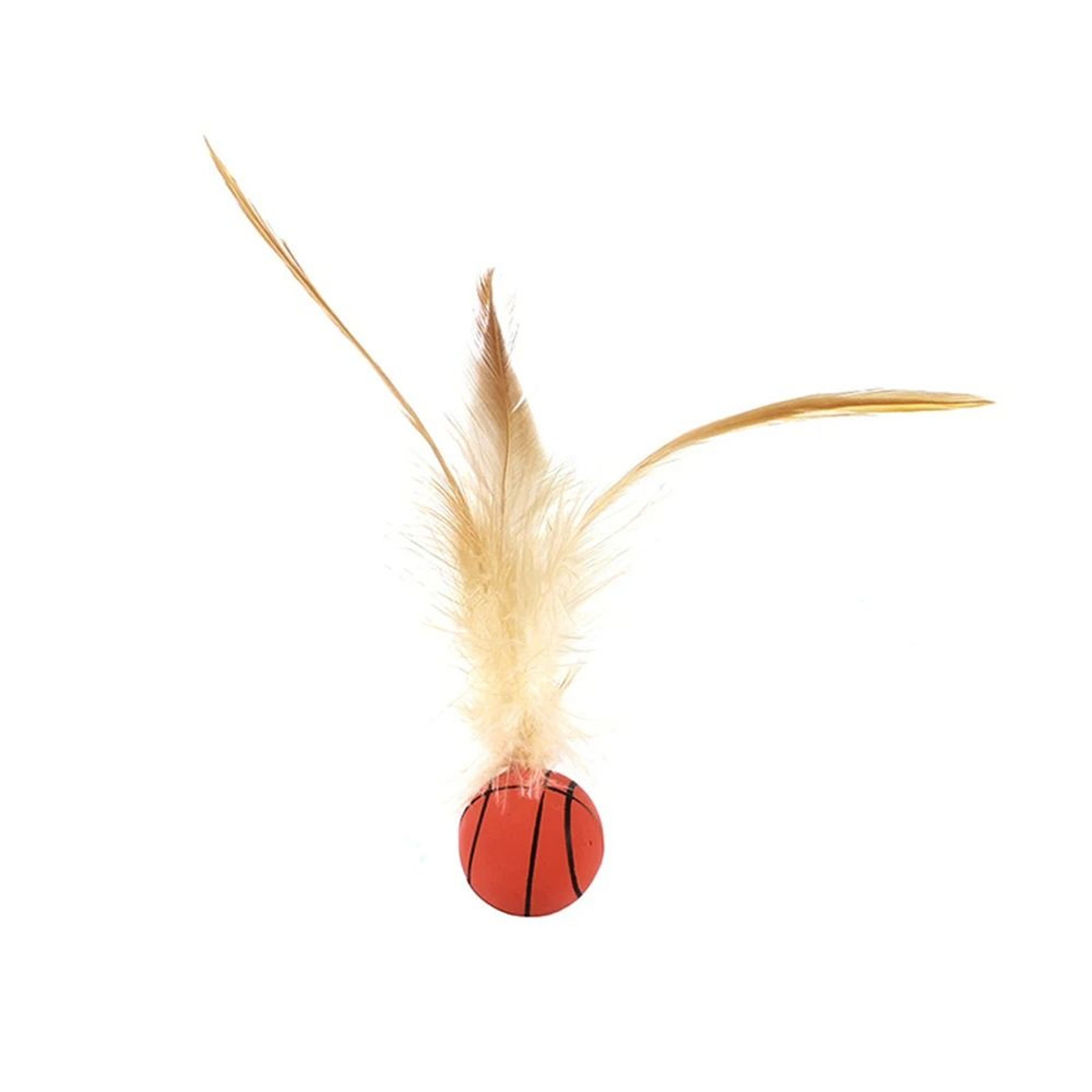 FeatherBounce Interactive Cat Ball Toy Set With Feathers For Indoor Play 9