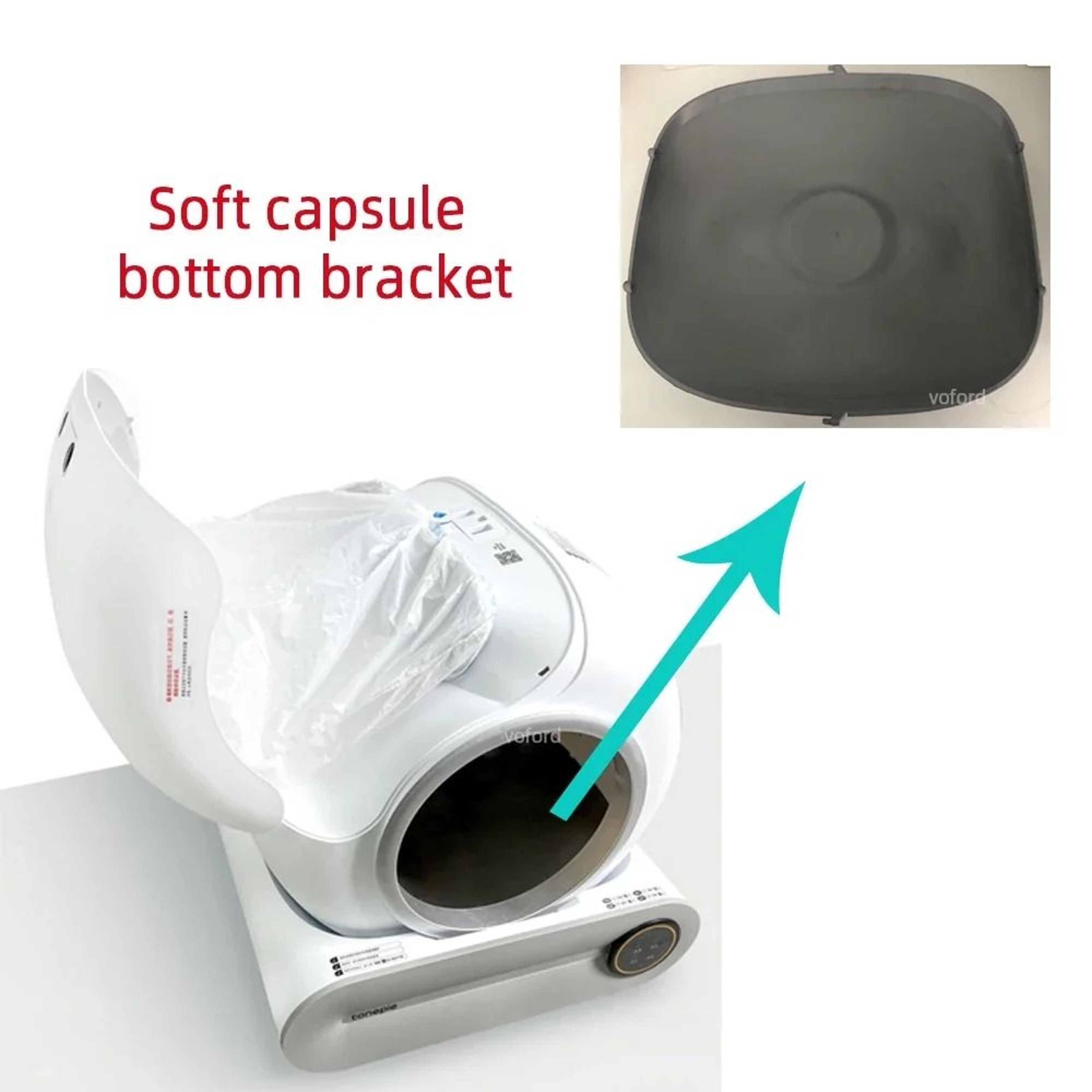 TONEPIE Automatic Cat Litter Box Replacement Parts Kit For Odor Control  Performance 2