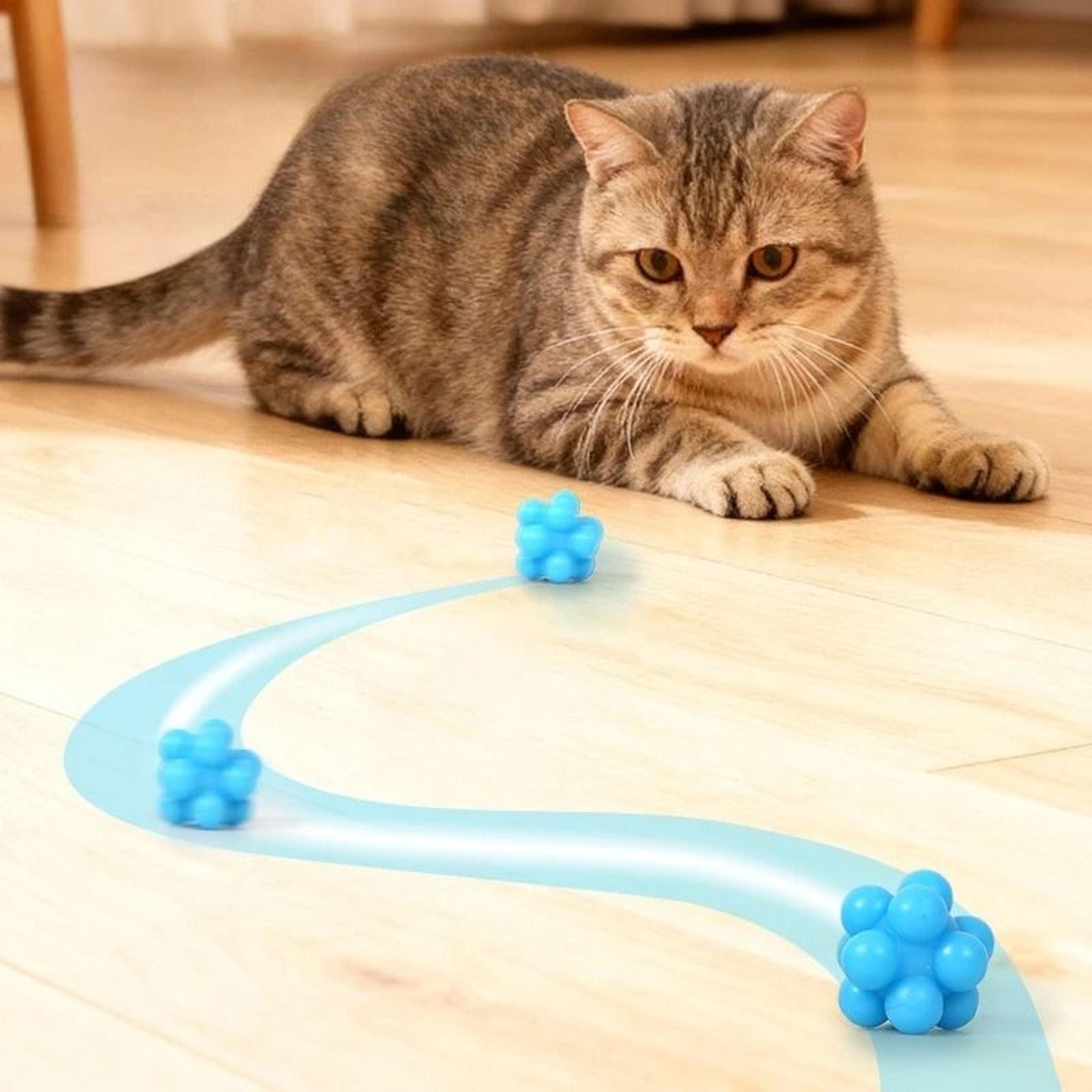 Interactive HighBounce Cat Chew Ball For Teeth Cleaning And Active Play 3