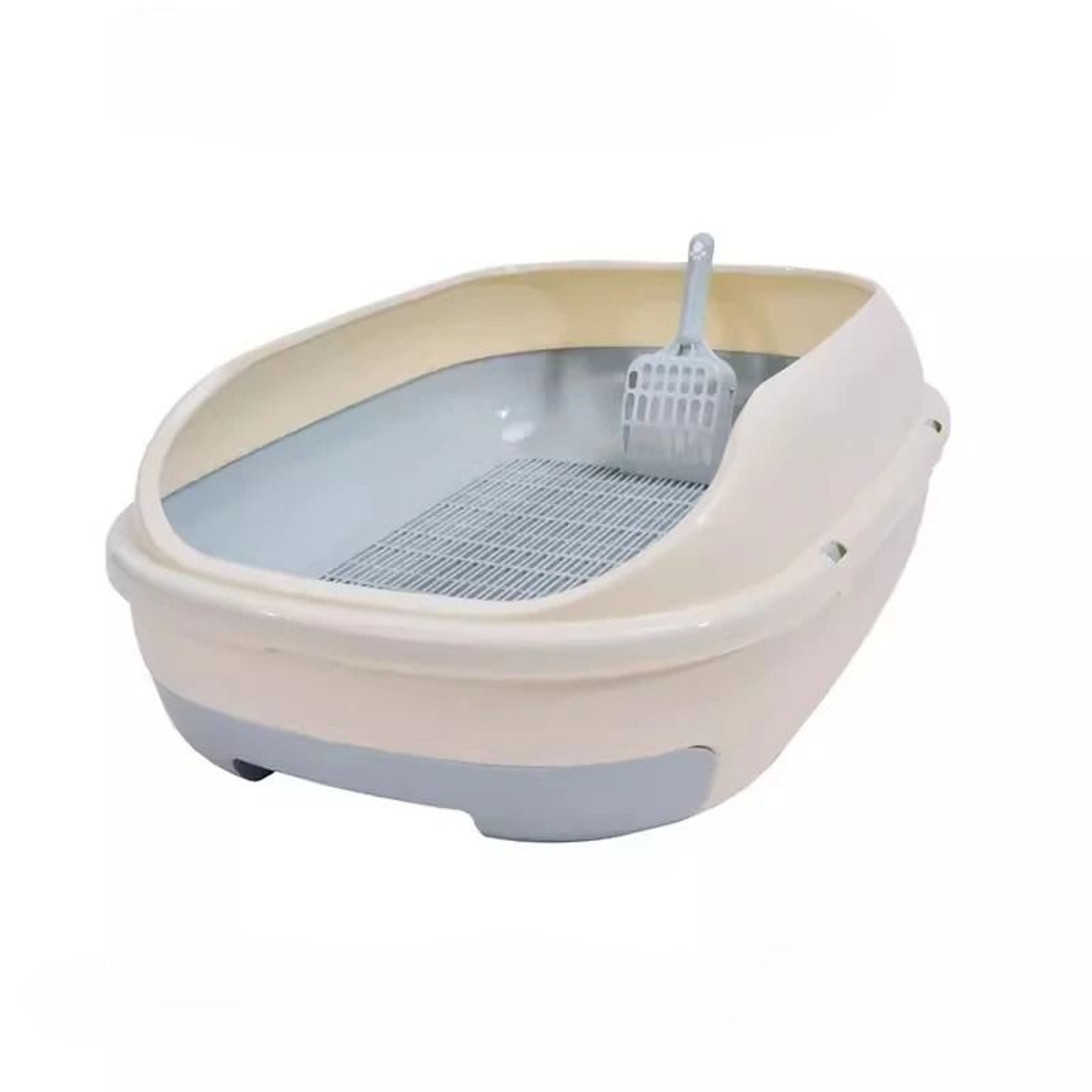 CleanFlow ExtraLarge SemiClosed Double Layer Cat Litter Box With Drawer  Splash Guard 7