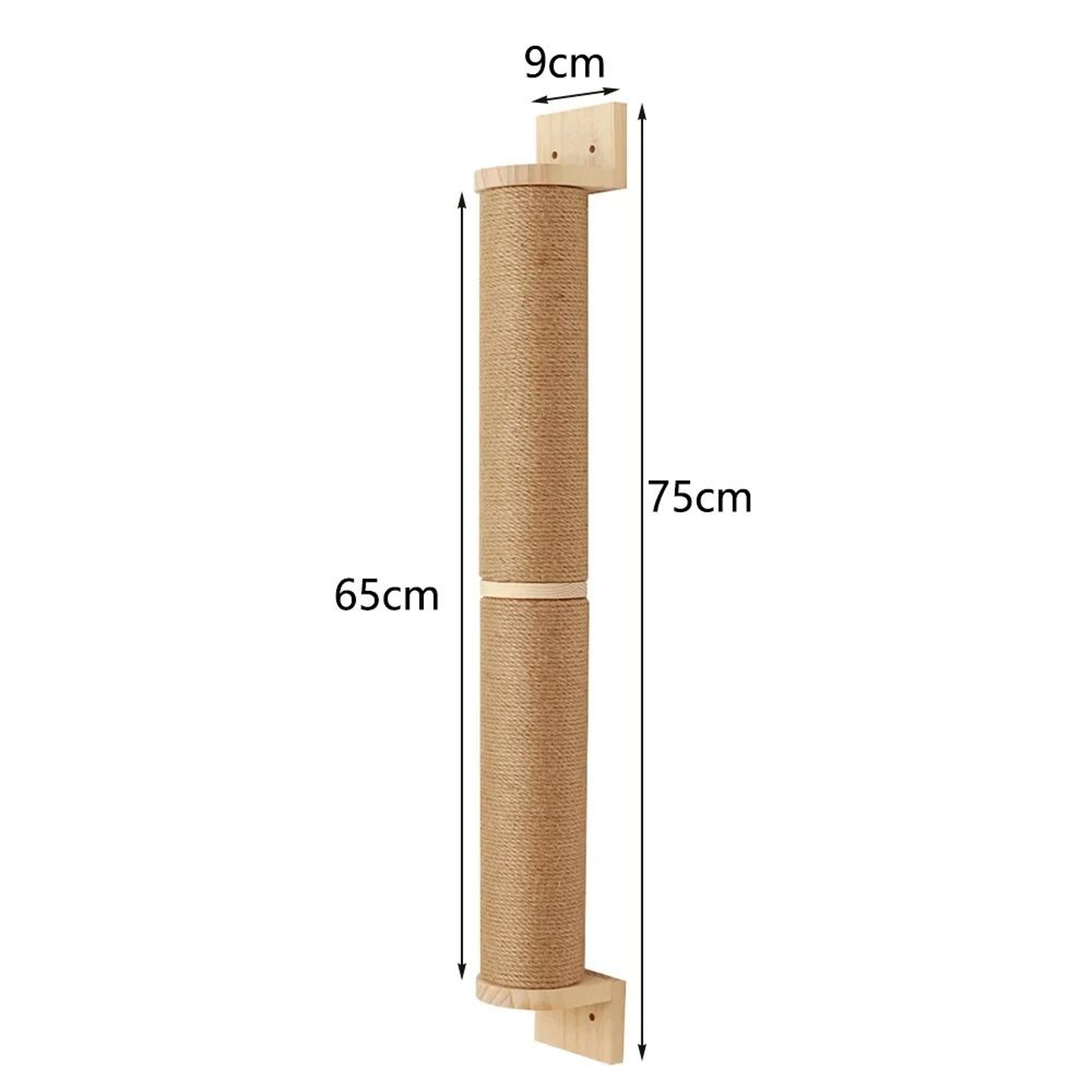 SkyTrail WallMounted Cat Climbing Shelf Set  Sisal Scratching Steps  Elevated Cat Playground 16