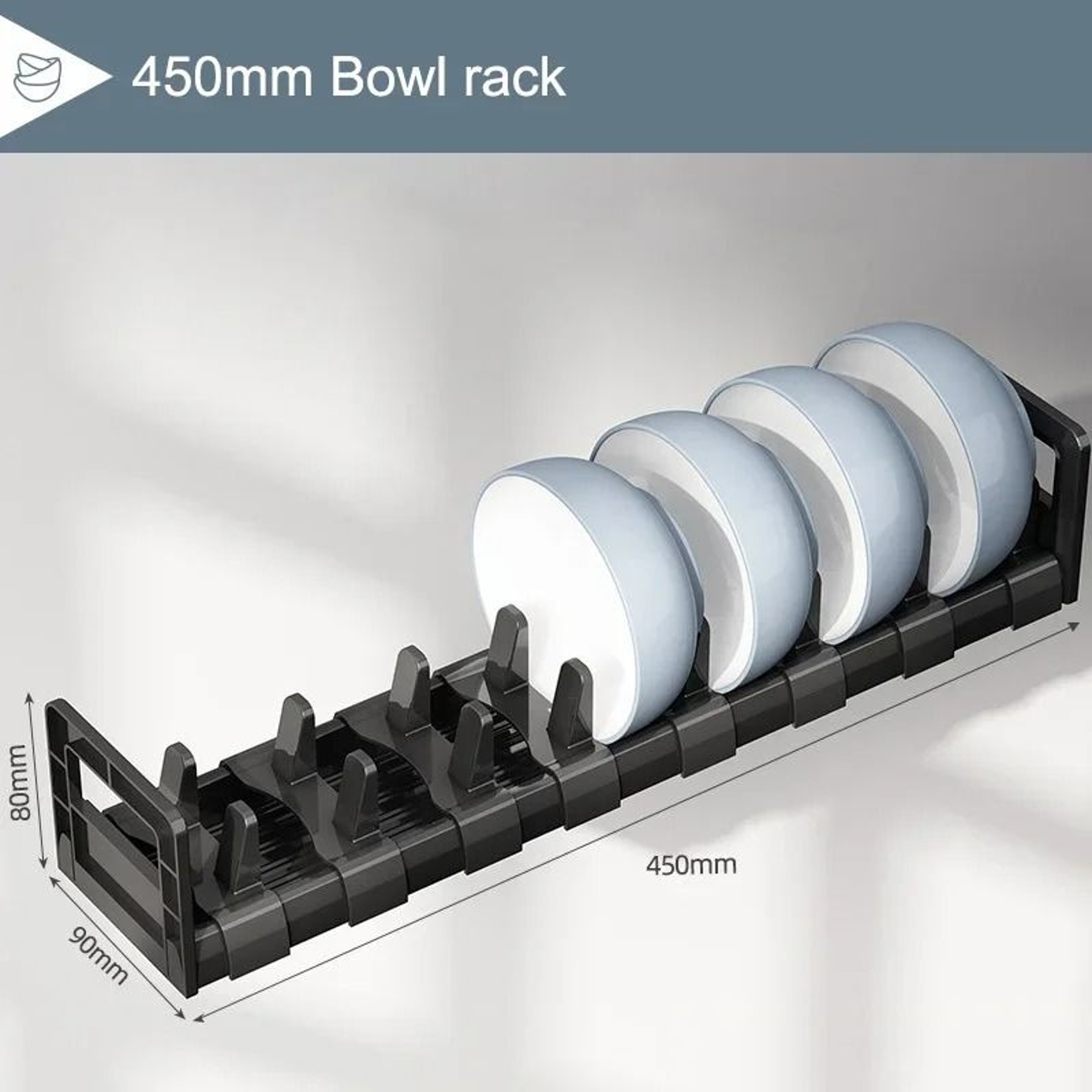 Adjustable Under Cabinet Dish Storage Rack  SpaceSaving Dish Drying Rack  Plate Organizer For Bowls 6