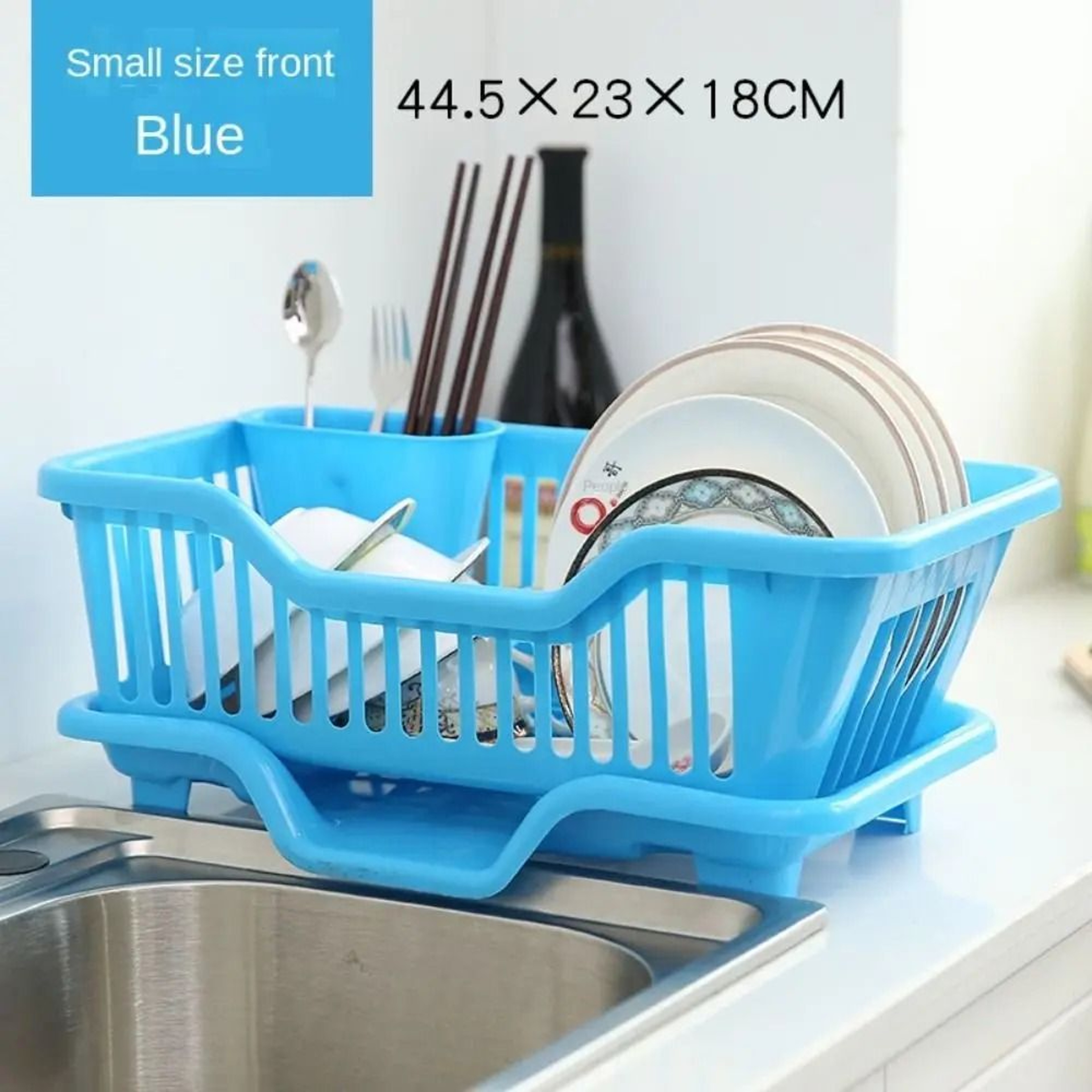 MultiTier Dish Drying Rack With Drain Board  Dish Drying Rack For Plates Bowls Utensils  Kitchen Or 8