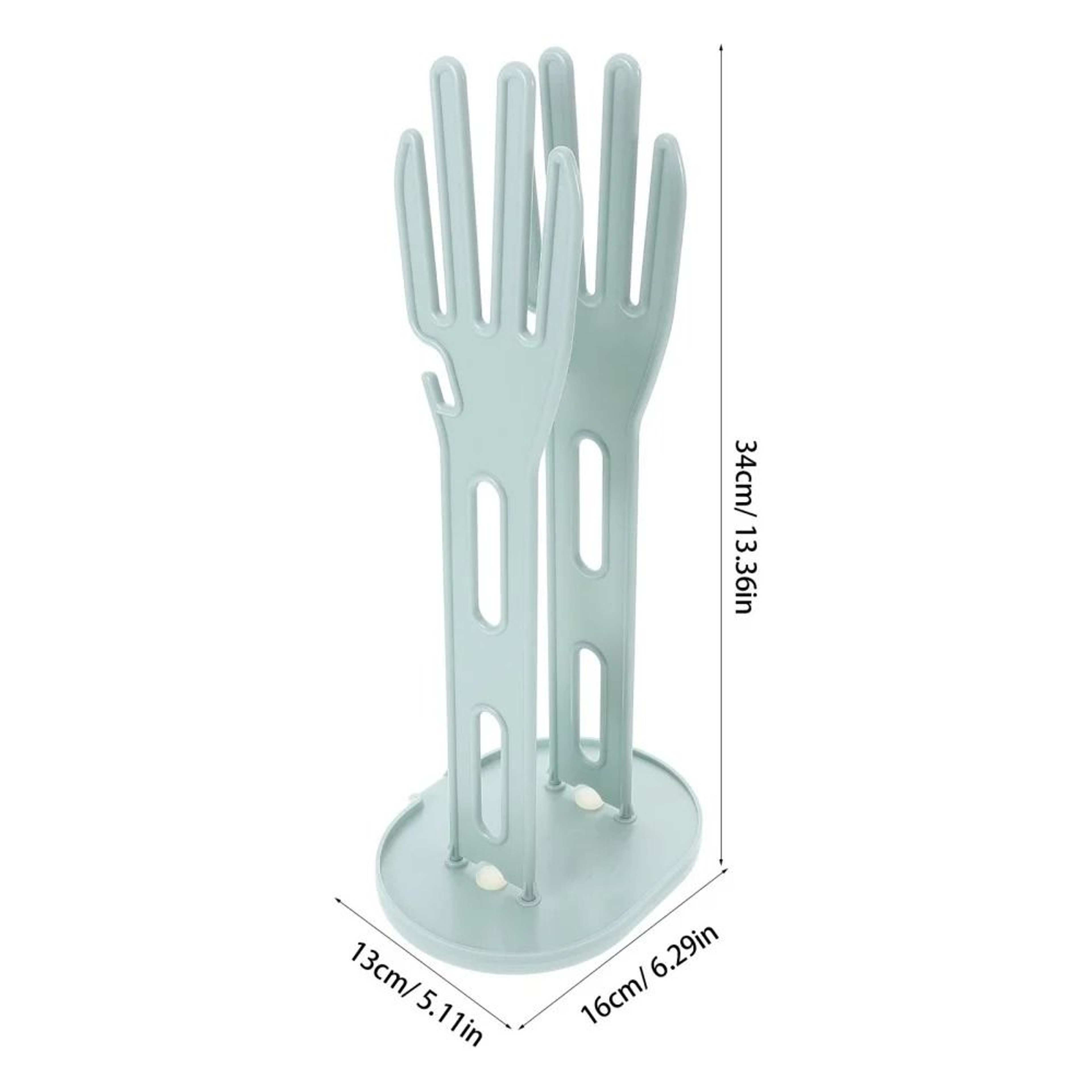 Kitchen Glove Drying Rack With Drainage Base And Towel Storage Organizer For Sink And Countertop Us 6