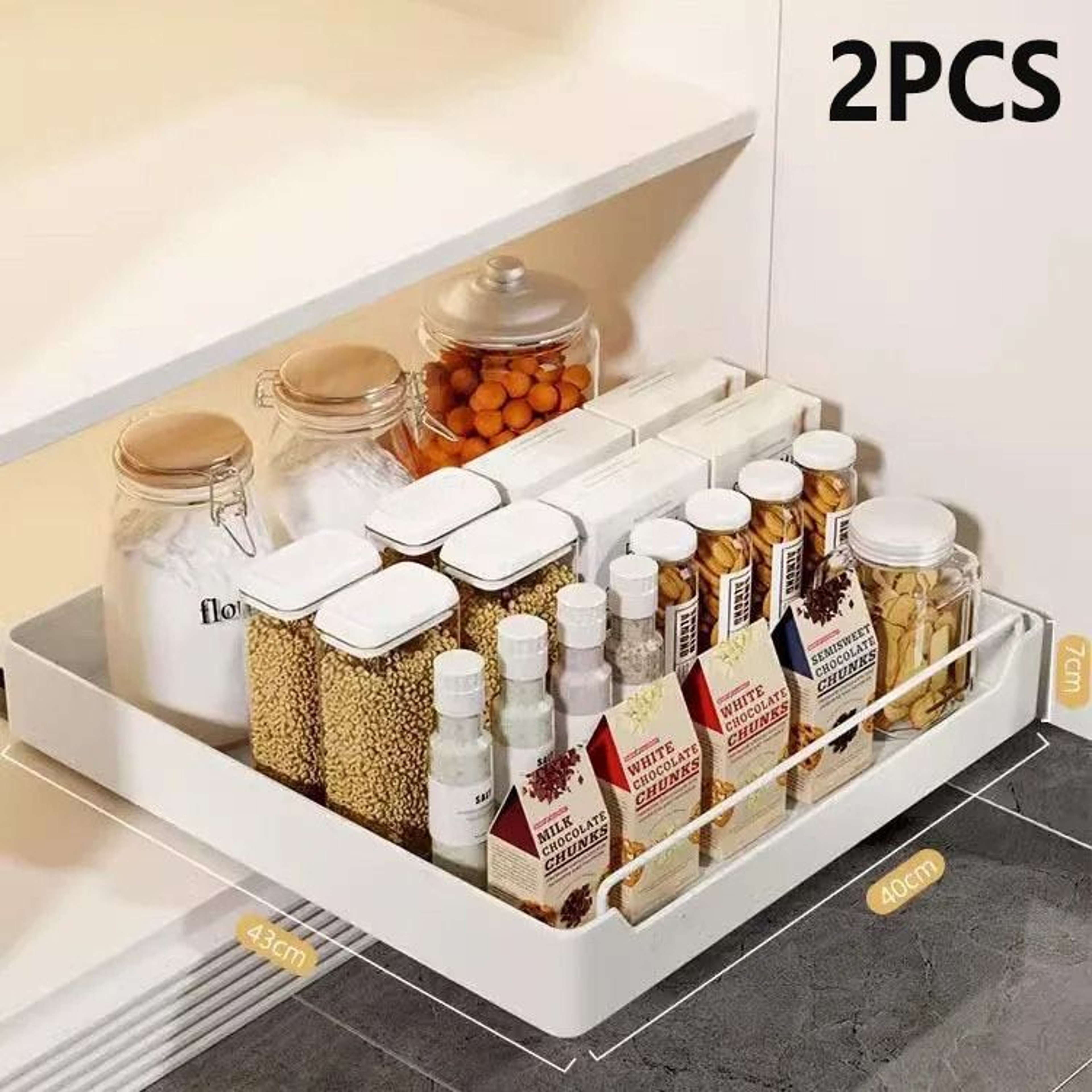 PullOut Cabinet Organizer Basket 13