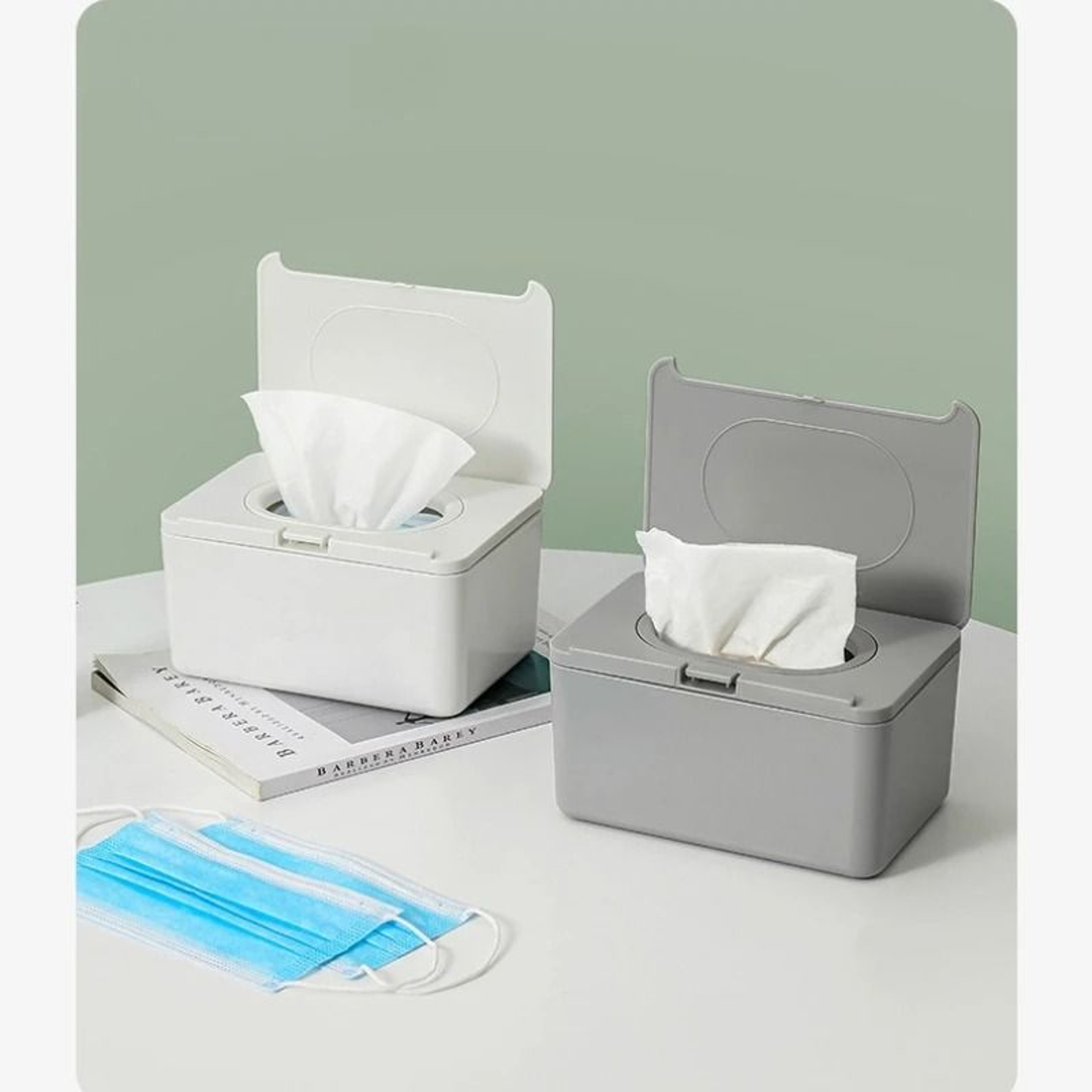 Automatic Flip Top Wet Wipes Organizer 0