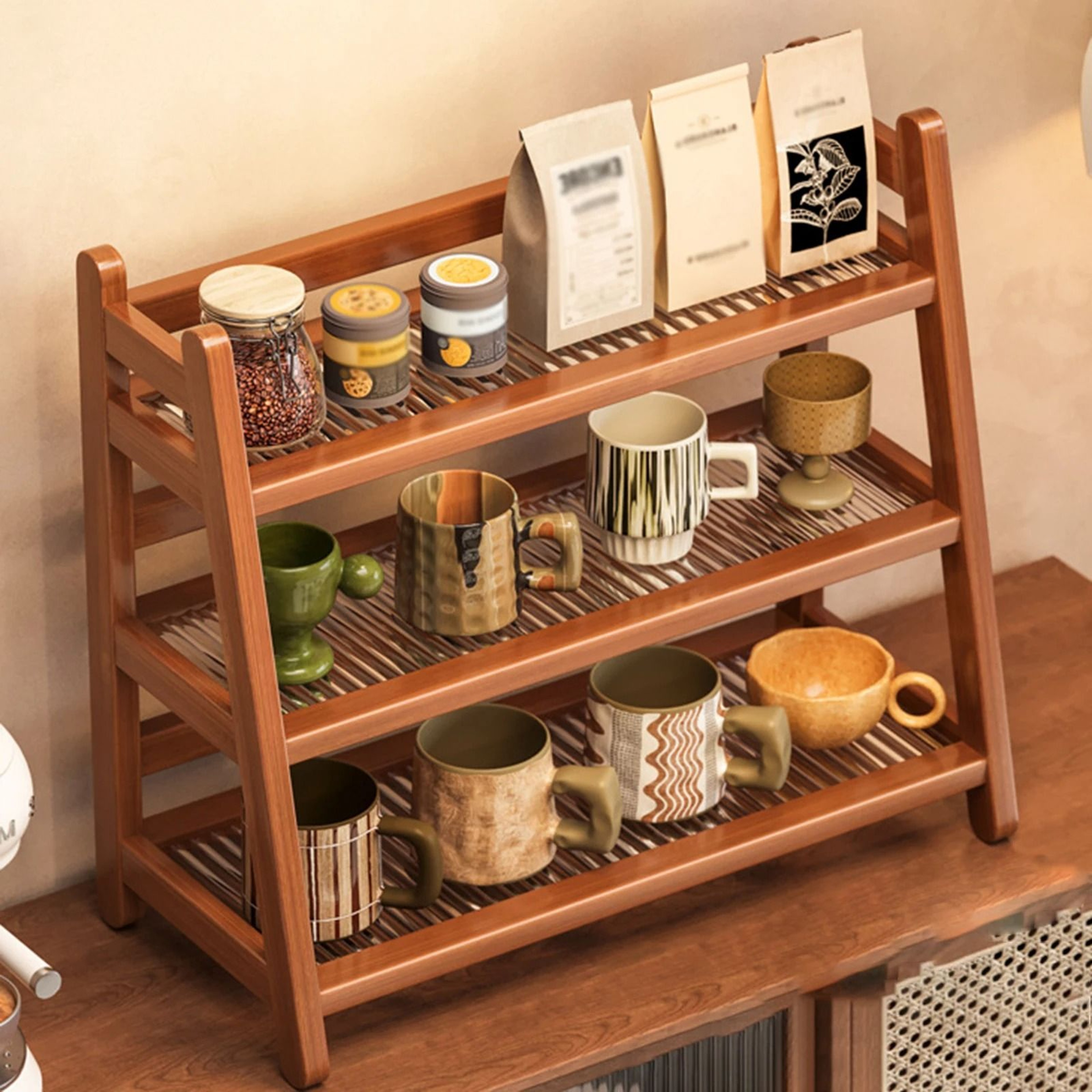 Coffee Bar Syrup Bottle Holder Stand 2