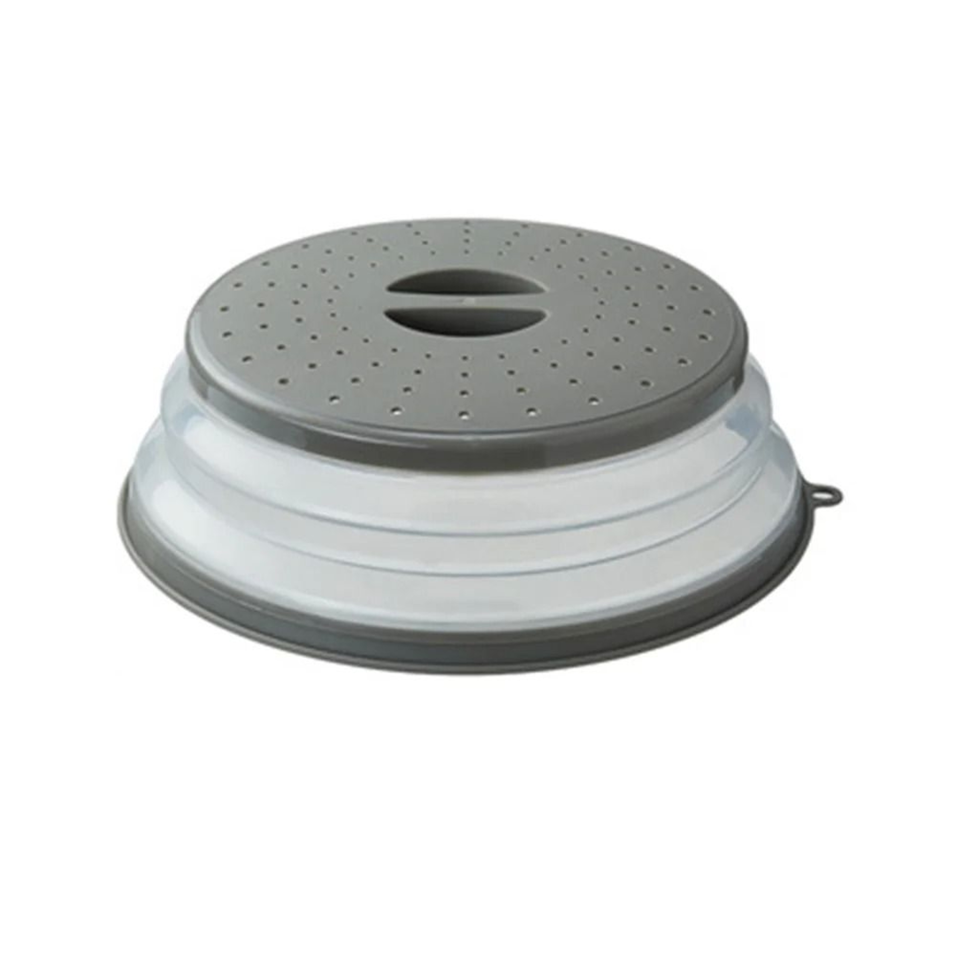 Folding Silicone Microwave Splatter Cover With Hook 6