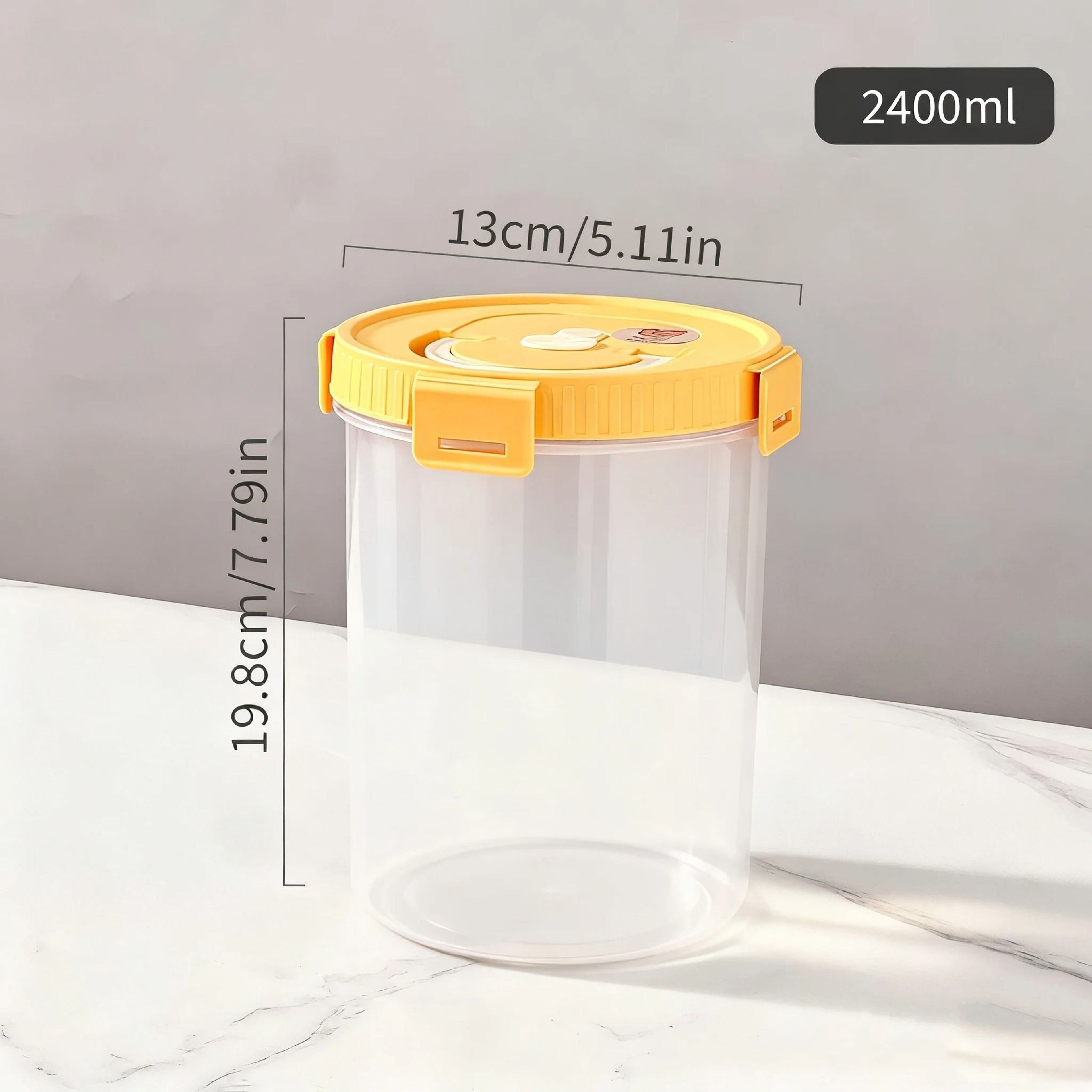 WORTHBUY Moisture Proof Pasta Storage Container With Handle 14