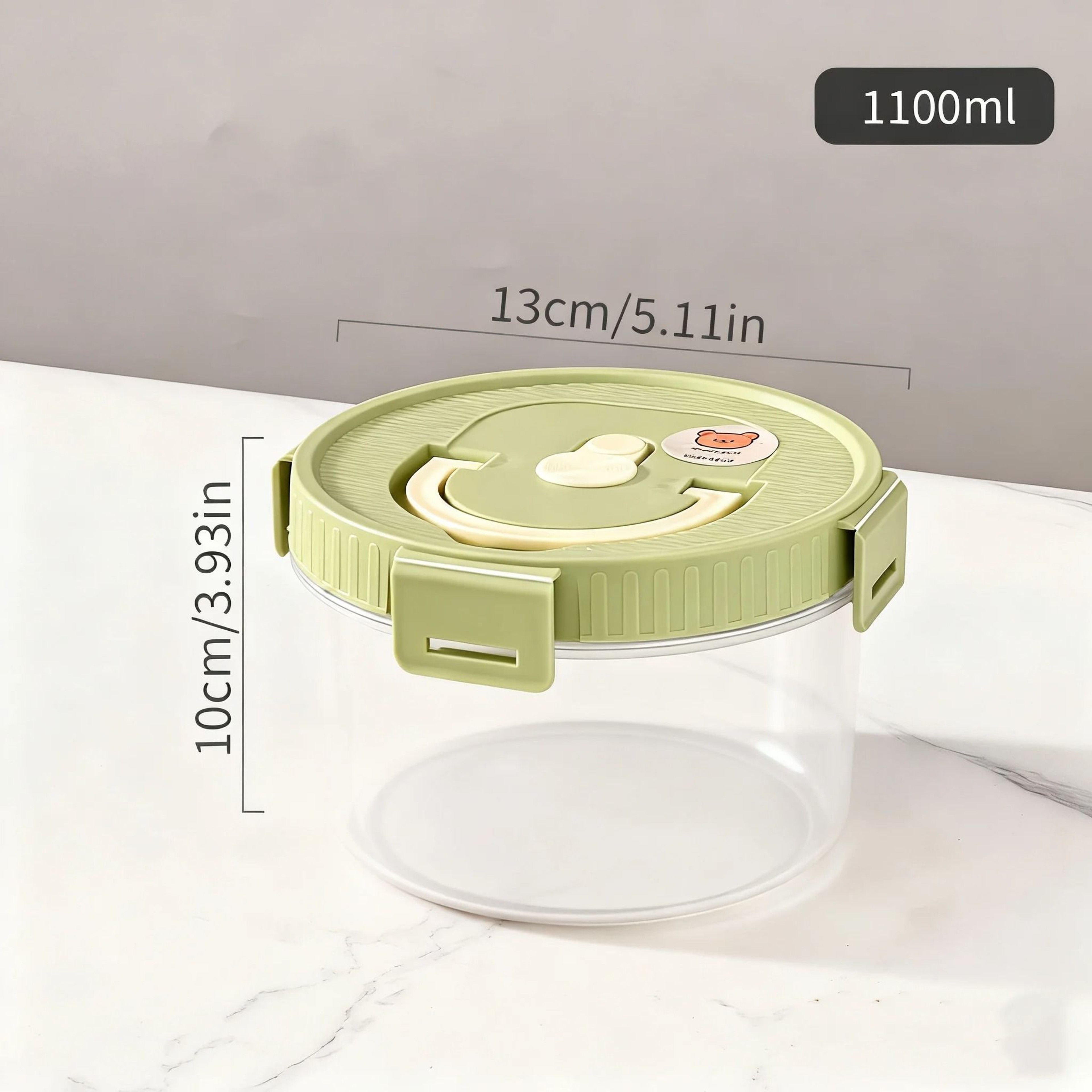 WORTHBUY Moisture Proof Pasta Storage Container With Handle 16
