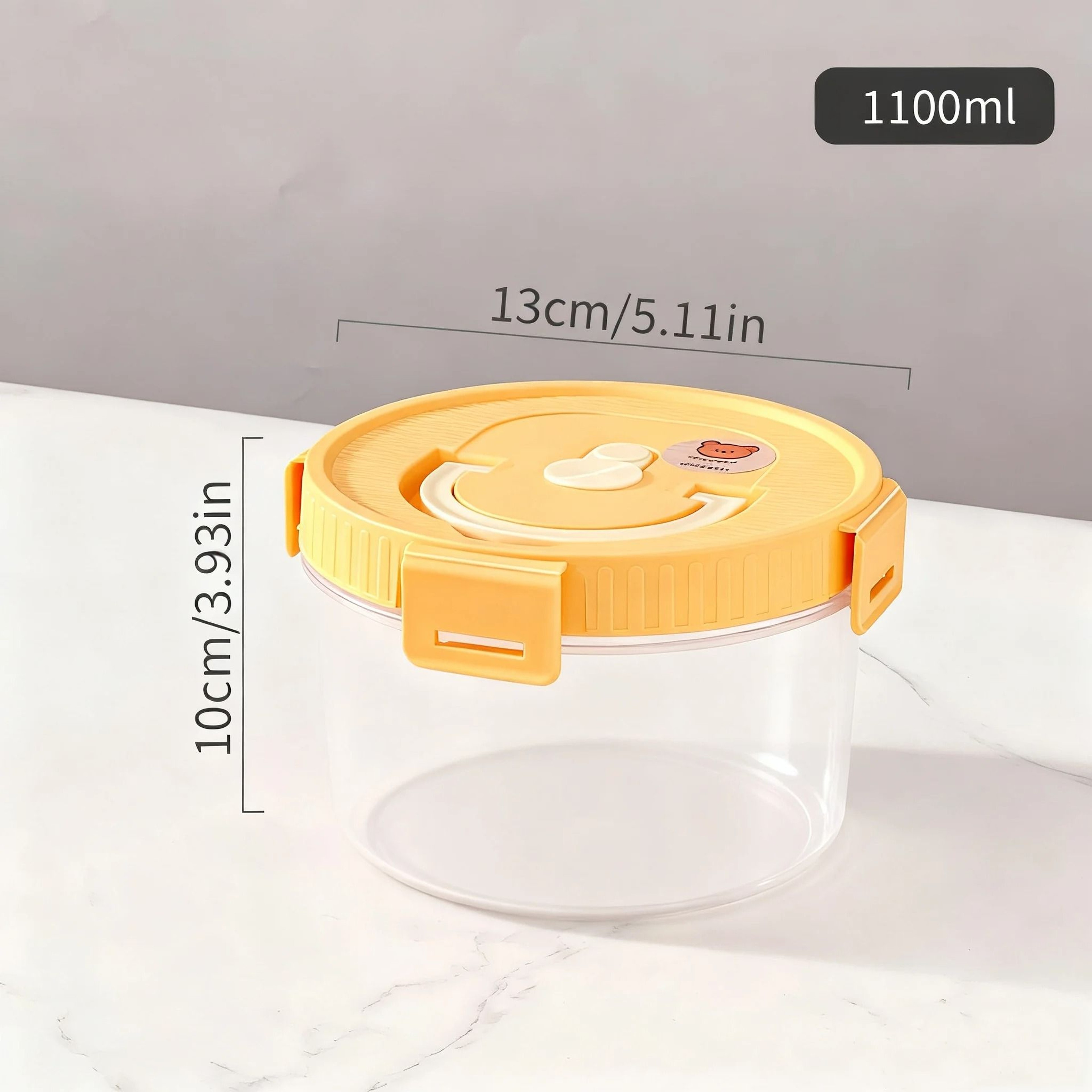 WORTHBUY Moisture Proof Pasta Storage Container With Handle 18