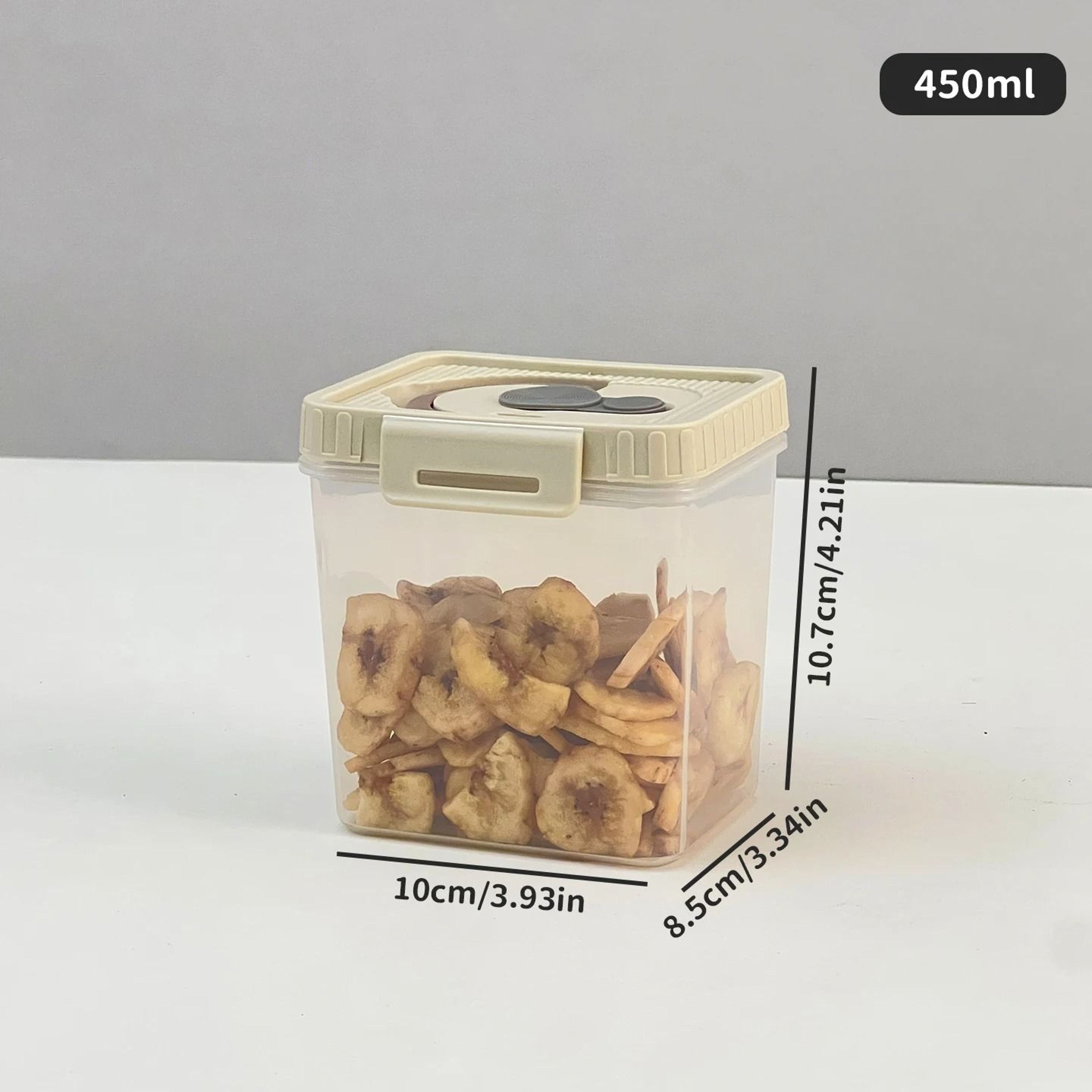 MoistureProof Cereal  Dry Food Storage Container With Handle And Sealed Lid 6