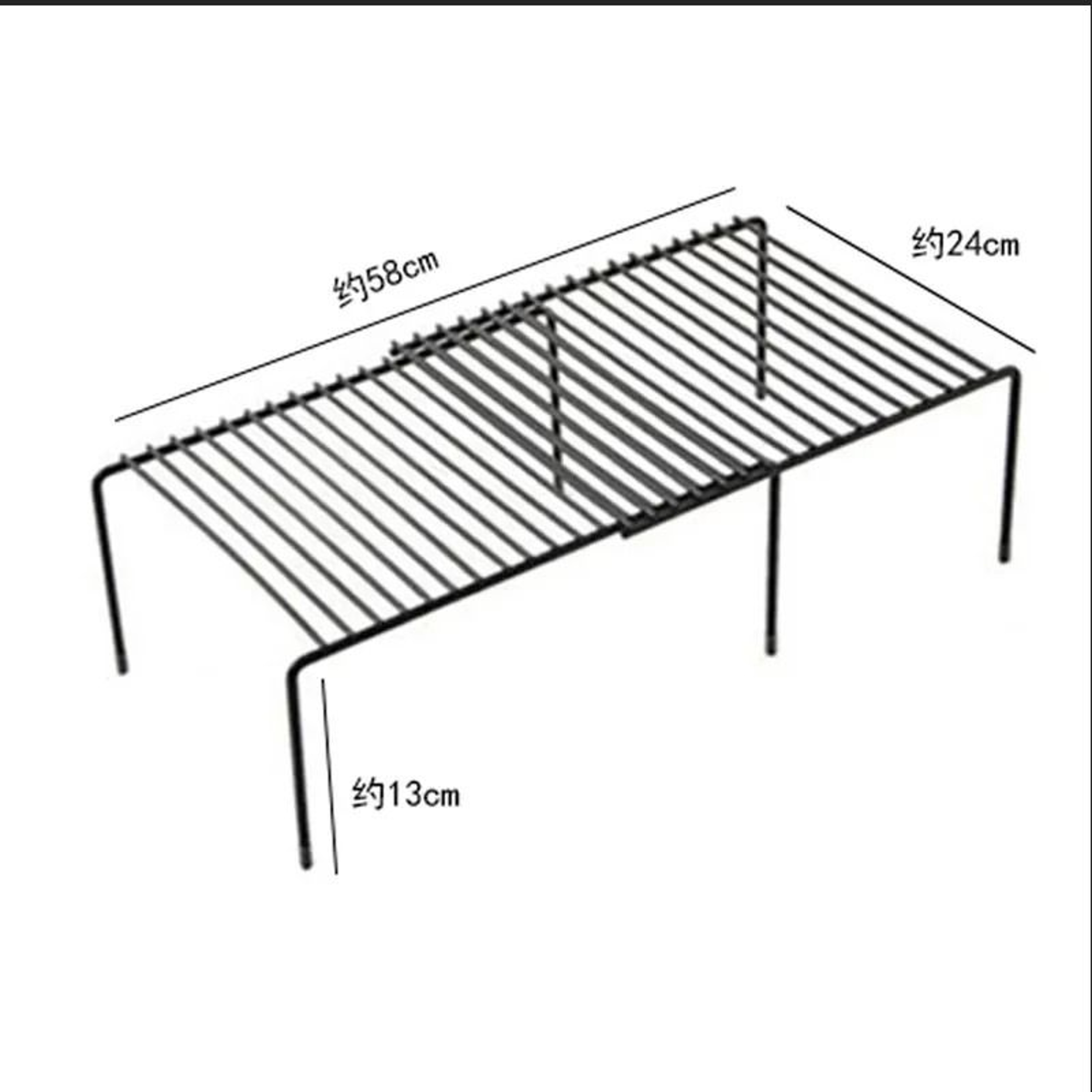 Adjustable Iron Kitchen Storage Shelf For Spices Under Sink Organization  Dish Drying 7