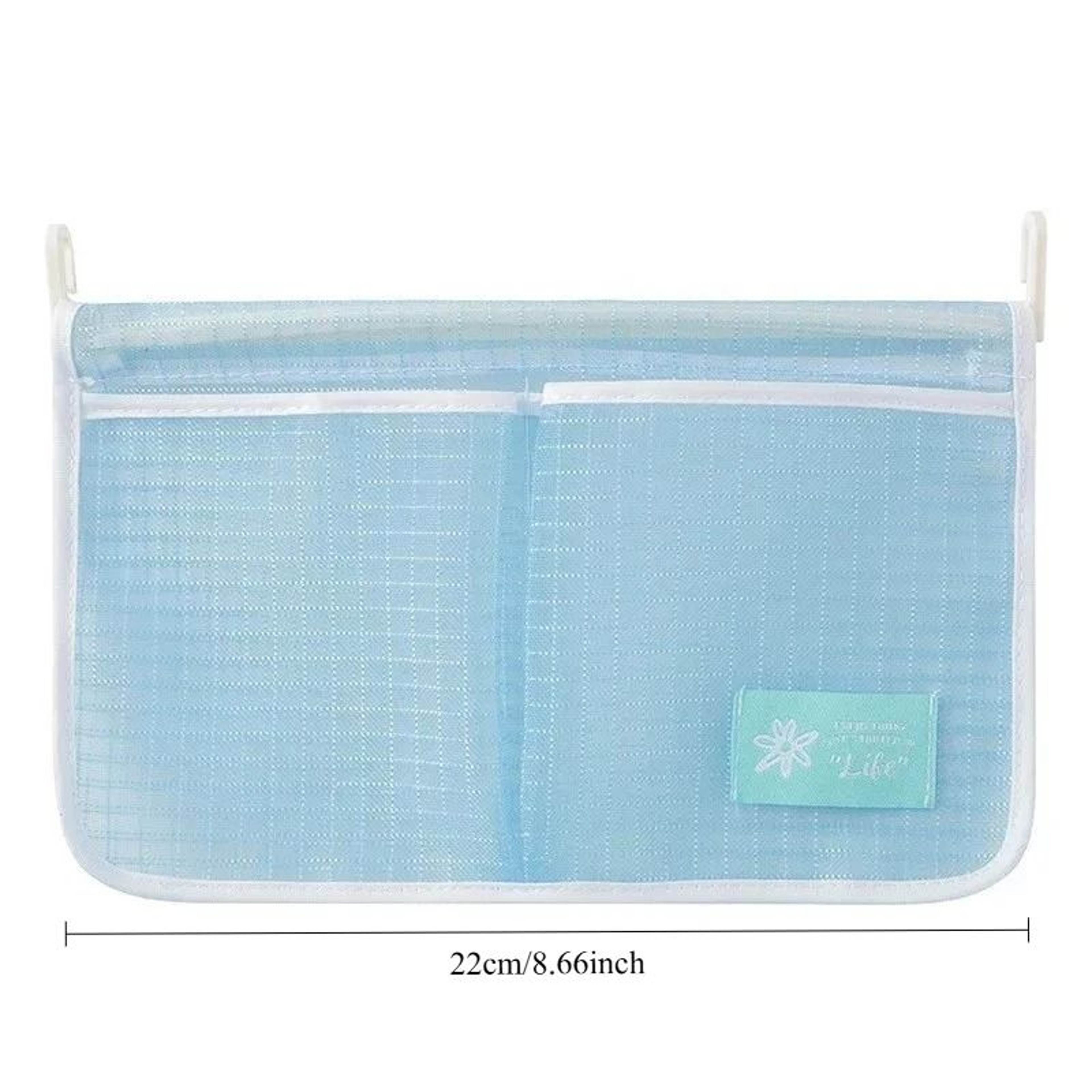 Double Compartment Hanging Mesh Storage Bag For Refrigerator Sauce Packets  Kitchen Organization 7