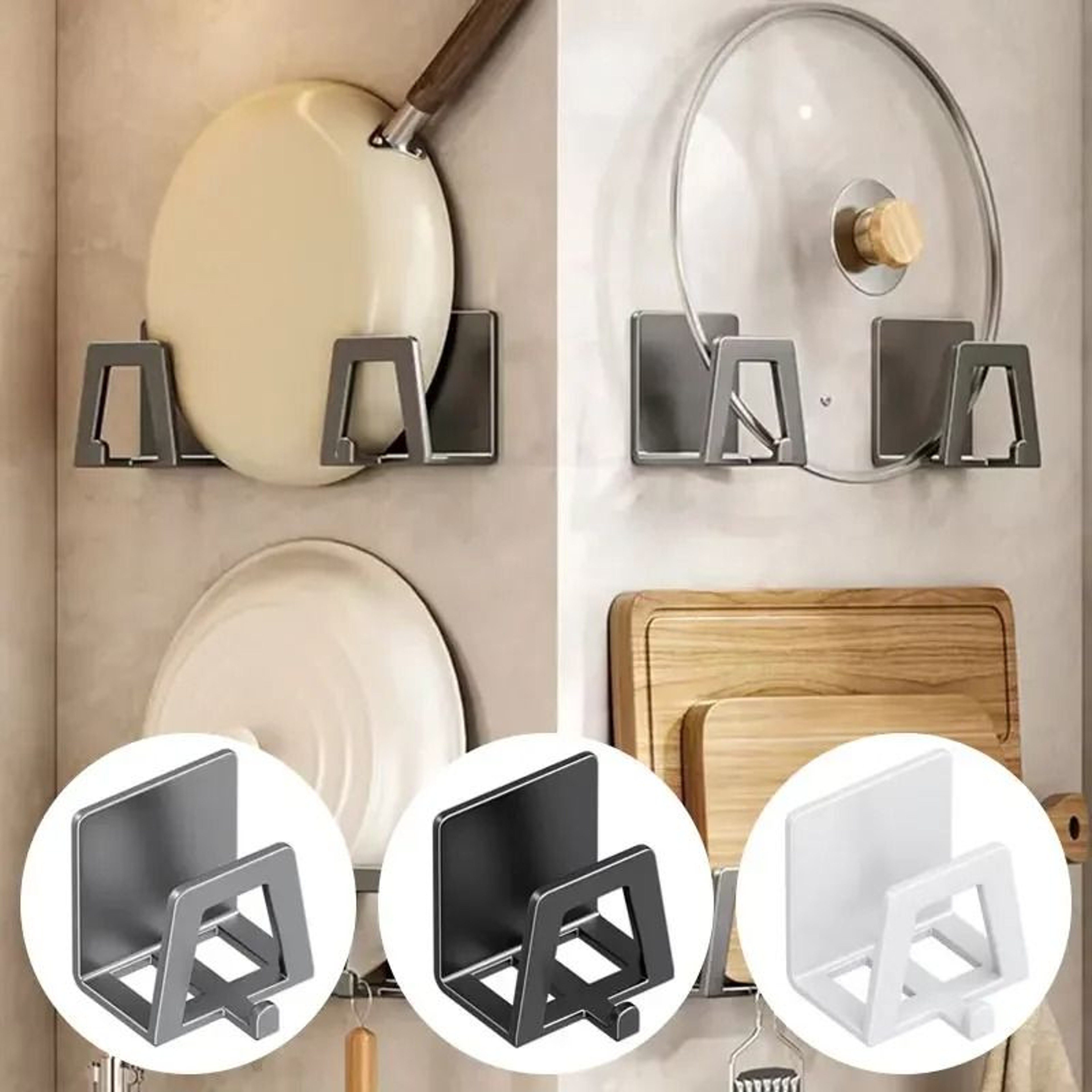41pcs Stainless Steel Sponge Holder Self Adhesive Sink Drain Drying Sponges Racks Shelf Kitchen Sto 2