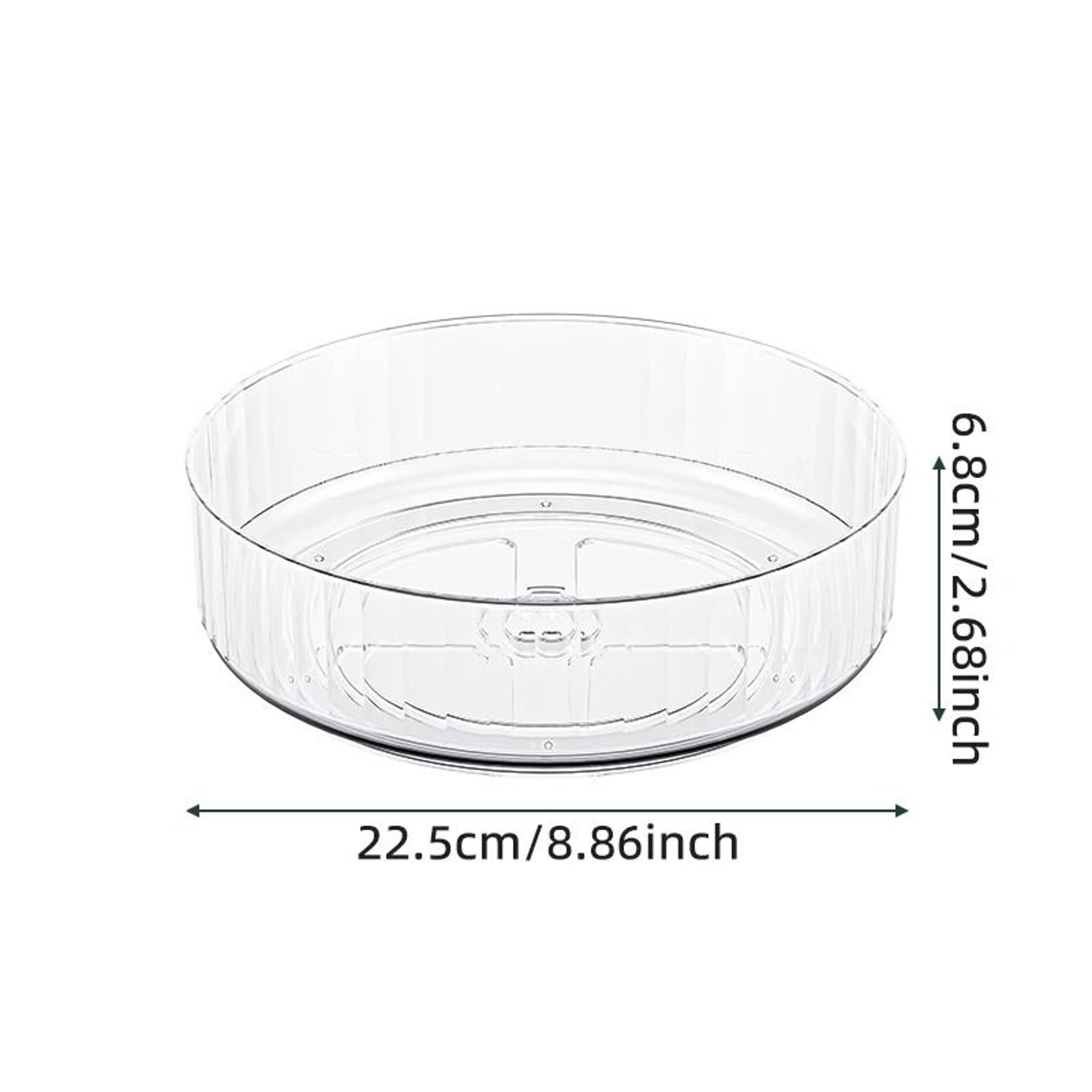 360 Rotating Lazy Susan Organizer Tray For Refrigerator Pantry Countertop  Spice Storage 6