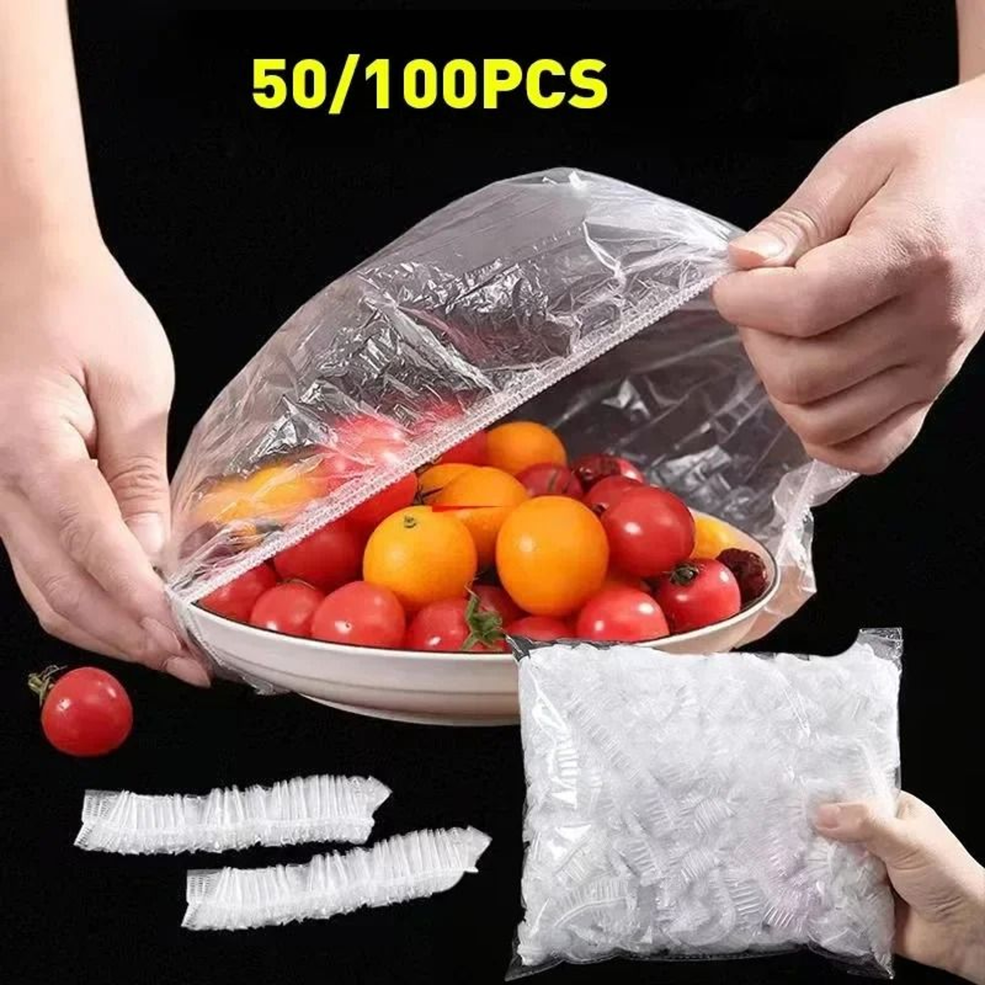 Reusable Elastic Food Covers For Bowls Plates  Containers 1