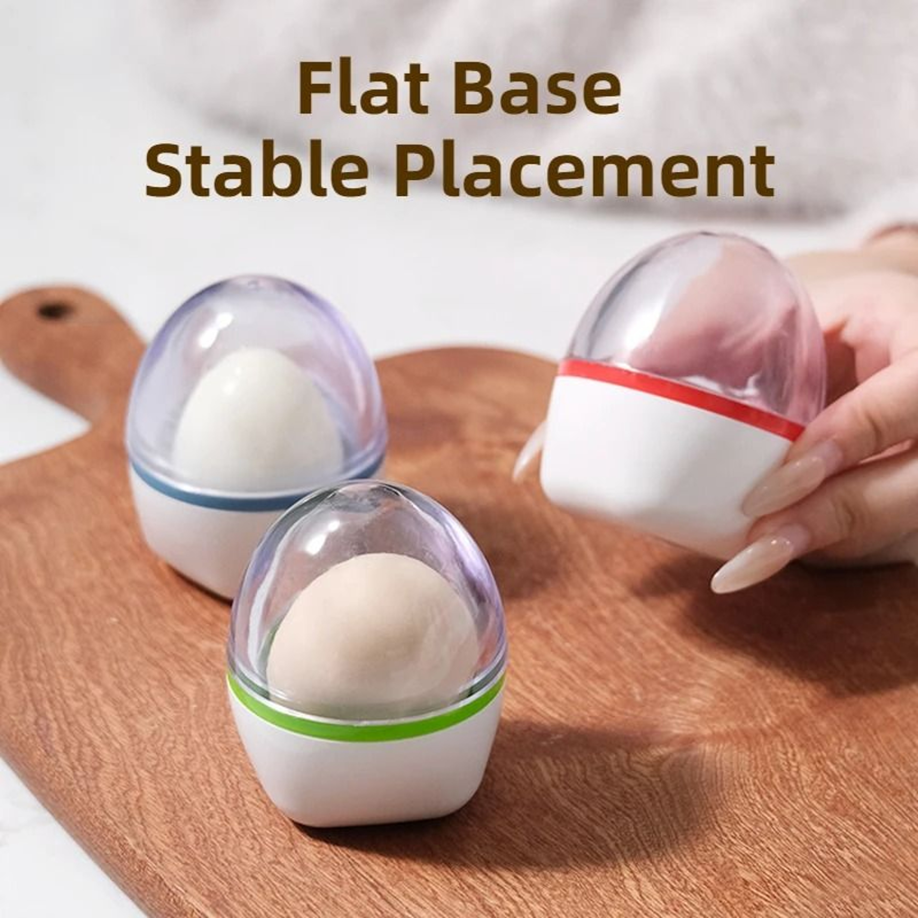 Portable Egg Holder Case With 2 Egg Cups For Travel Camping  Lunch Storage 5