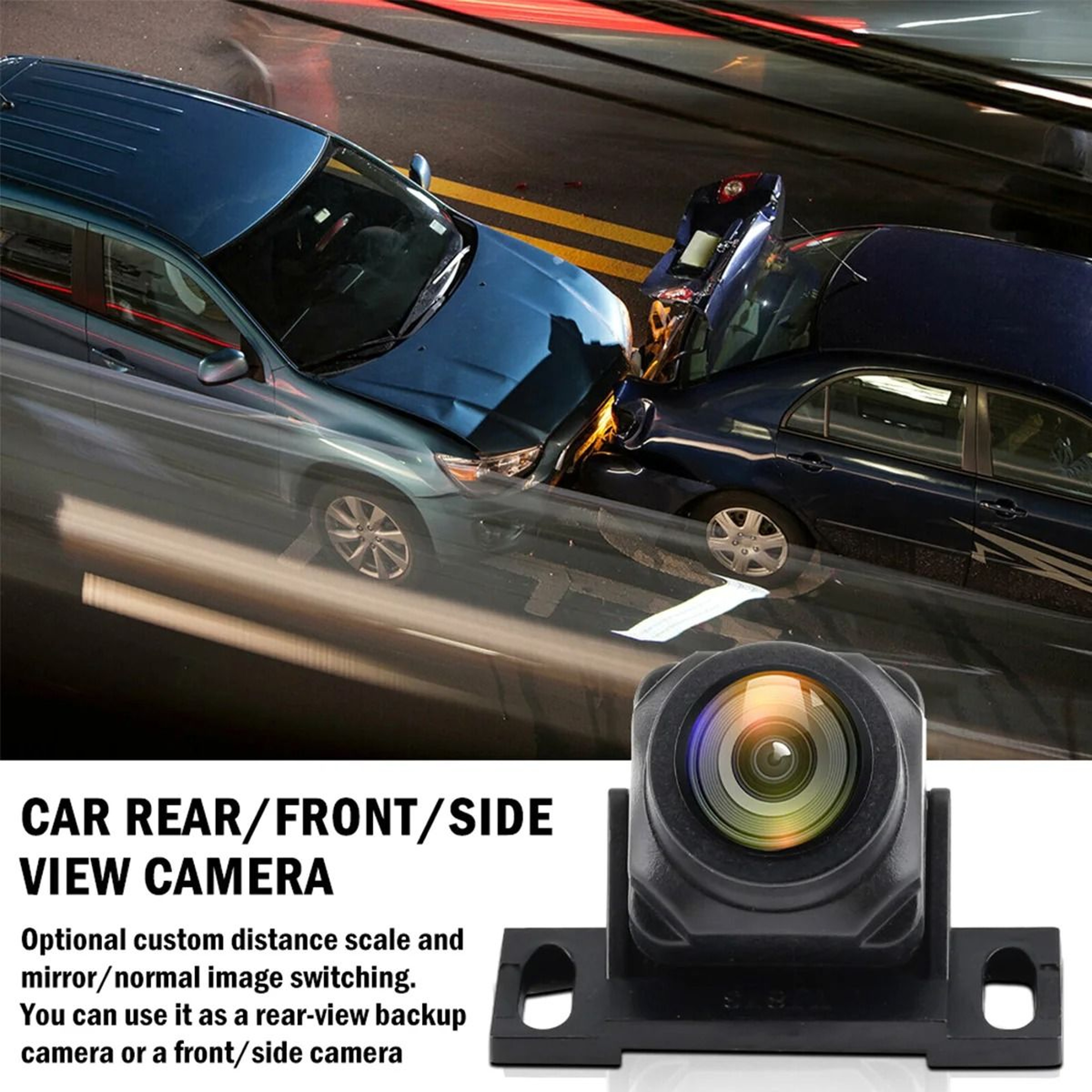 Rear View Backup Camera 1080P HD Wide Angle Waterproof Reverse Parking Camera 2