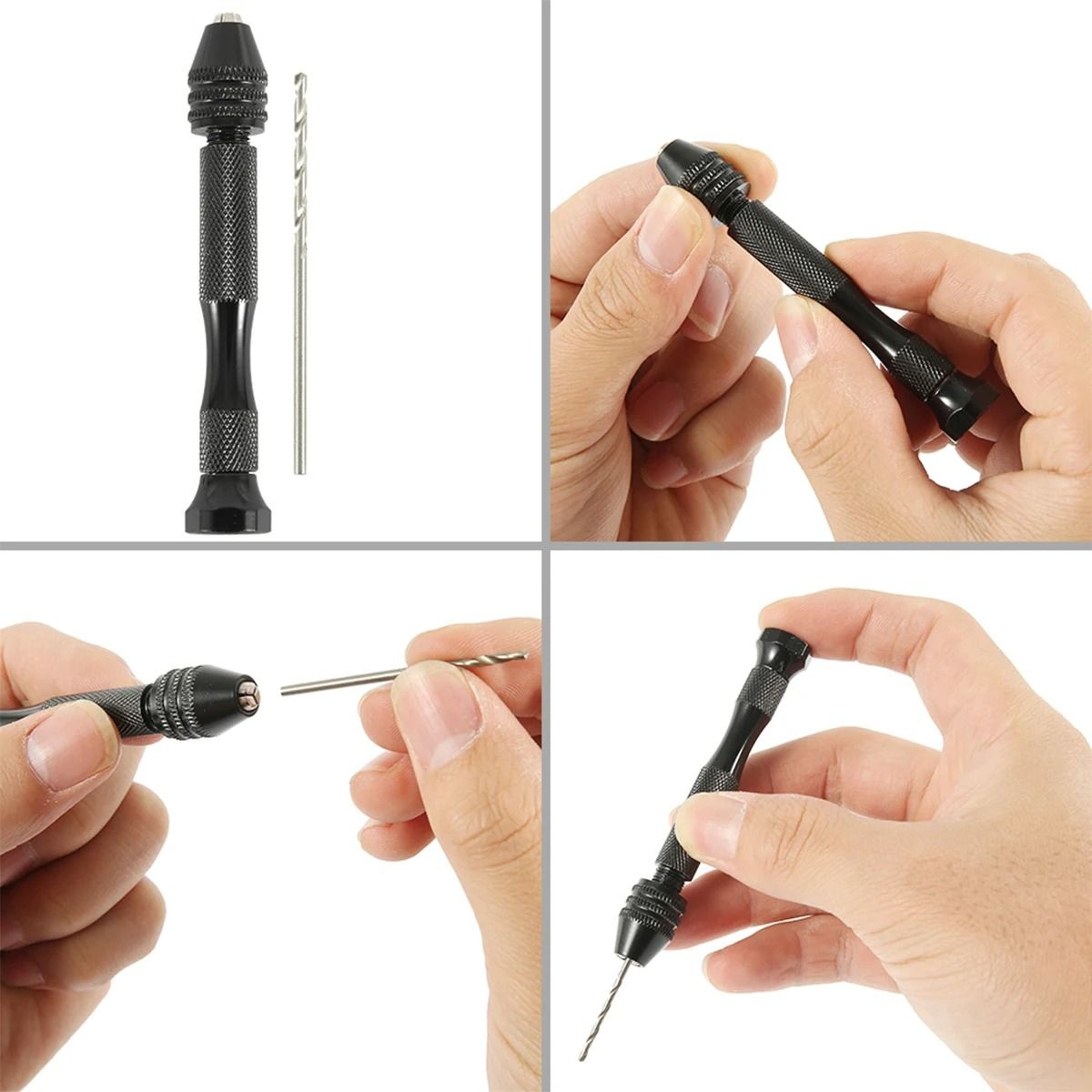 49 Piece Mini Hand Drill Set With Precision Bits For Crafts 3