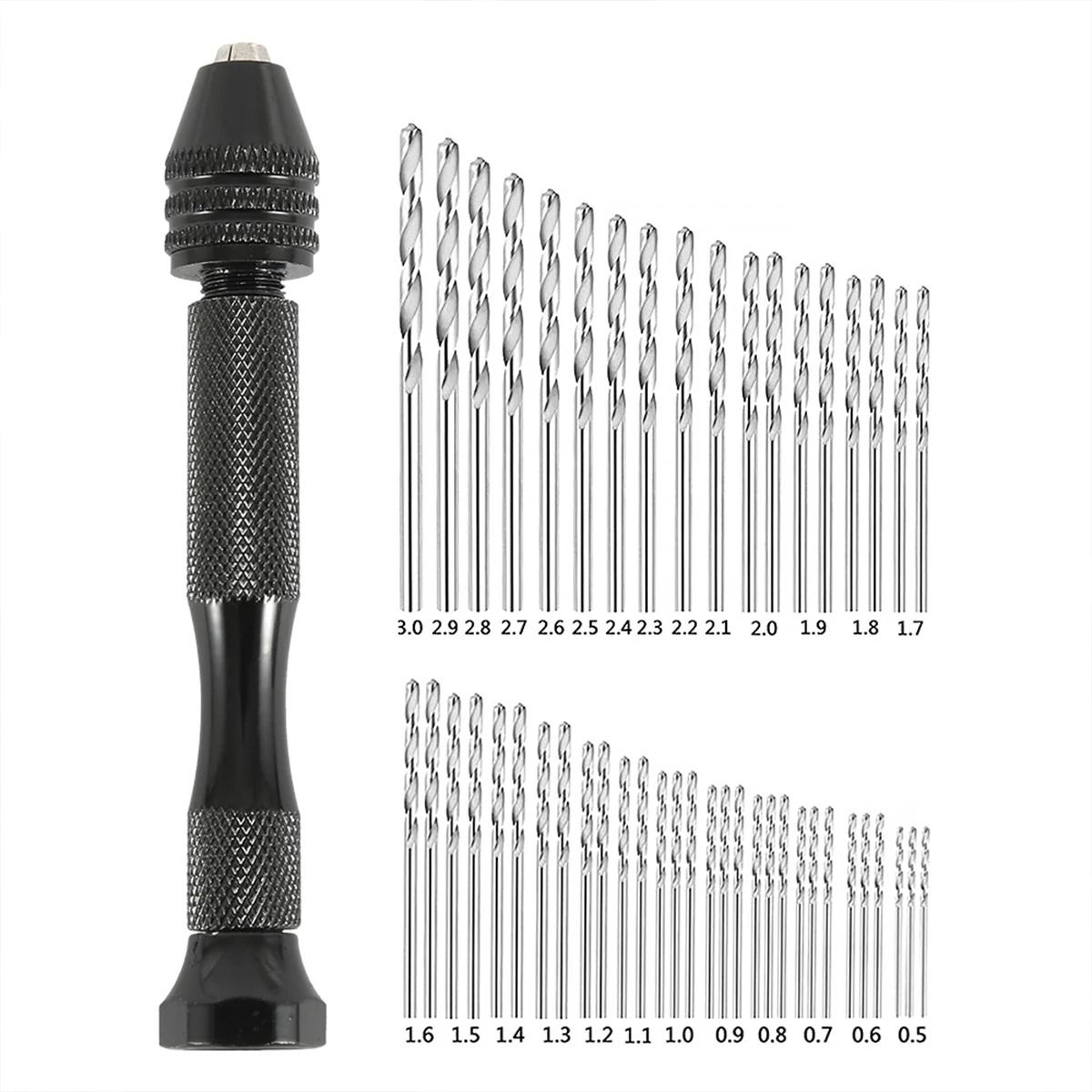 49 Piece Mini Hand Drill Set With Precision Bits For Crafts 6